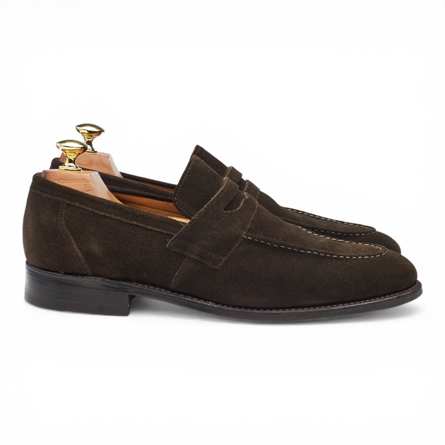 Barker Aldgate mocassins daim marron pointure 7 UK
