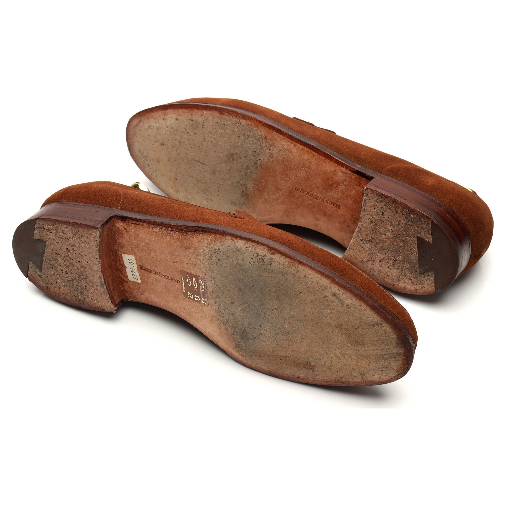 Gieves & Hawkes mocassins daim tabac pointure 8.5