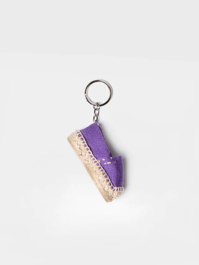 Toni Pons Clauer-TP porte-clés espadrille violet