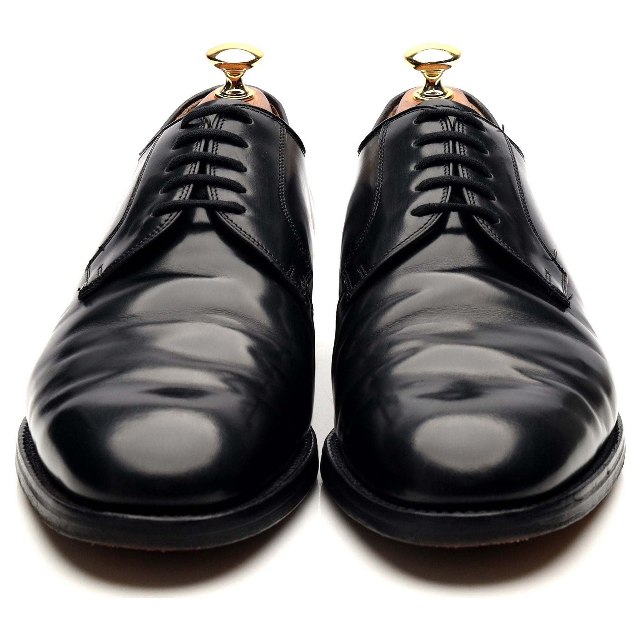 Barker Selwyn derby cuir noir pointure UK 8 semelle cuir