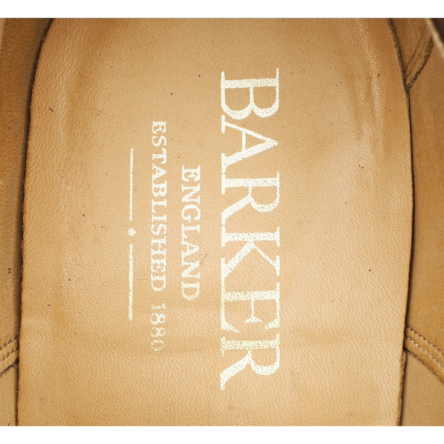 Barker Hampstead richelieu daim marron pointure UK 12 G