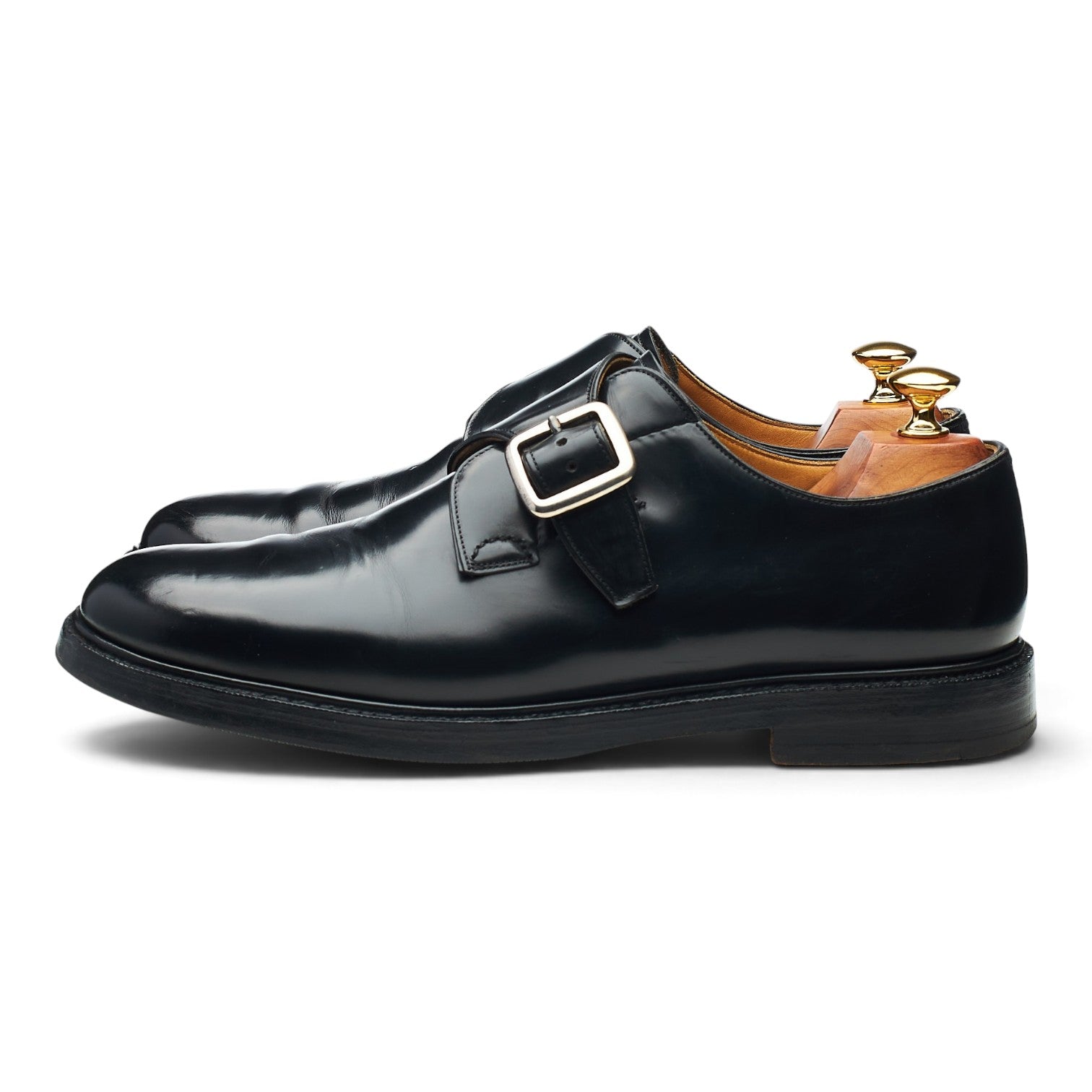 Church's Meadwell Monk Strap Cuir Noir UK 9