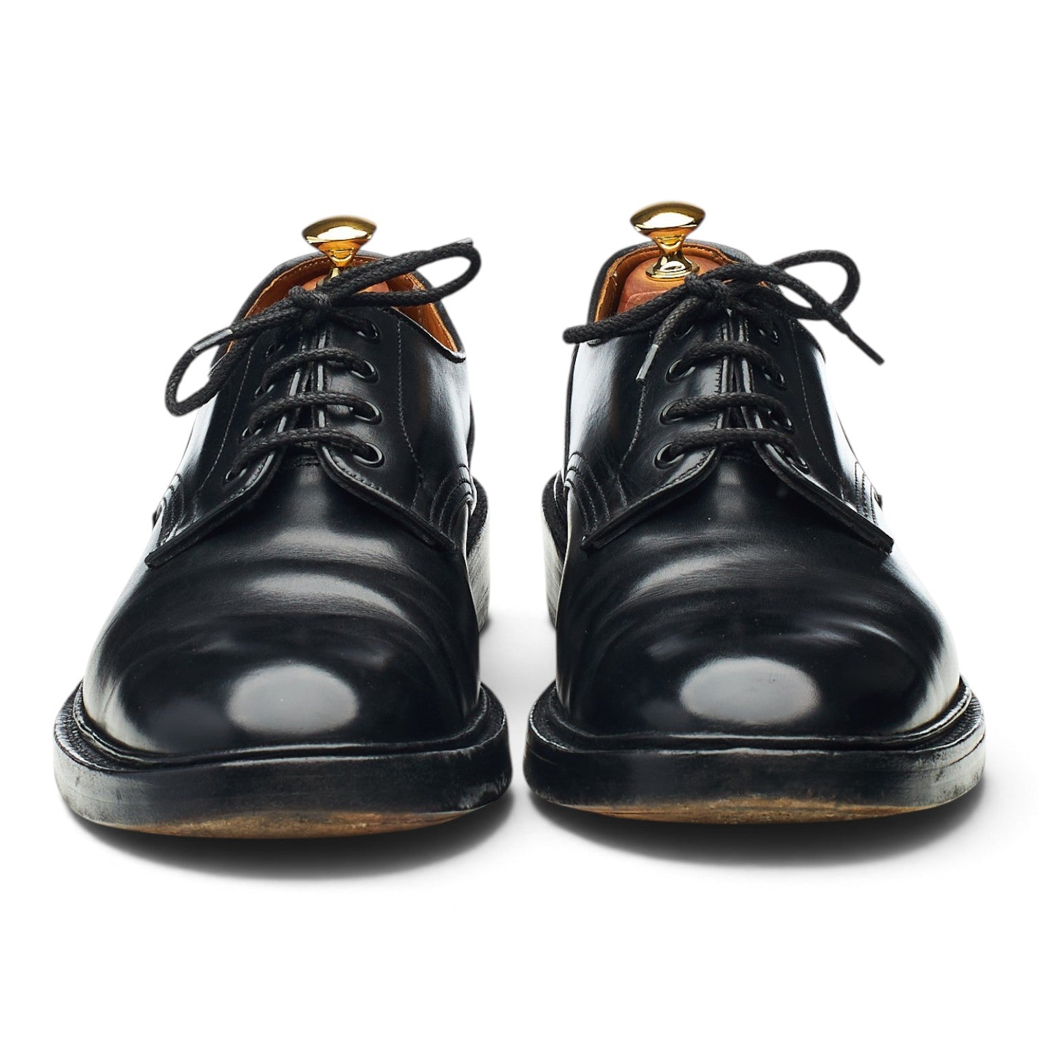 Tricker’s derby cuir noir UK 10 semelle cuir