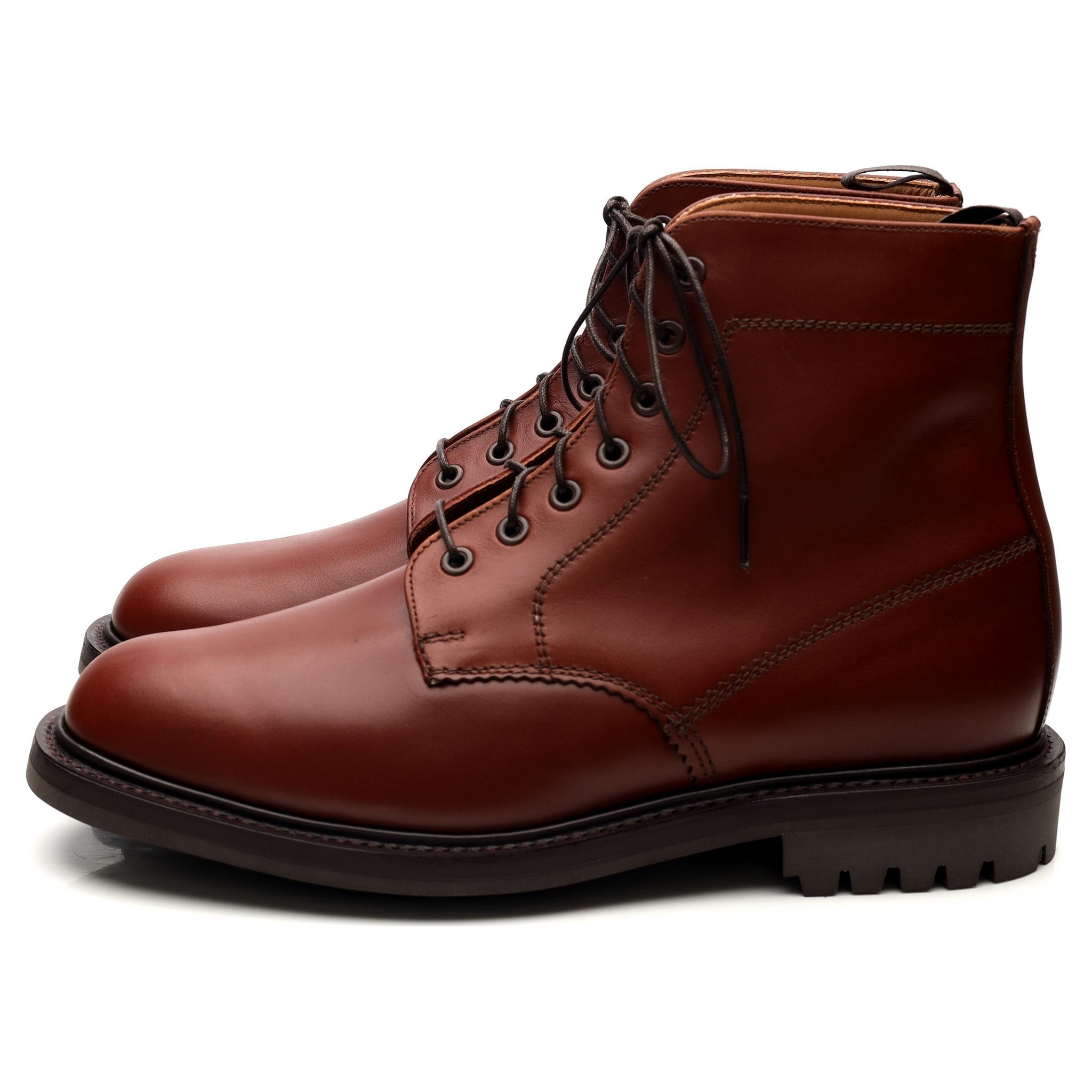 Sanders Kelso boots cuir marron UK 9