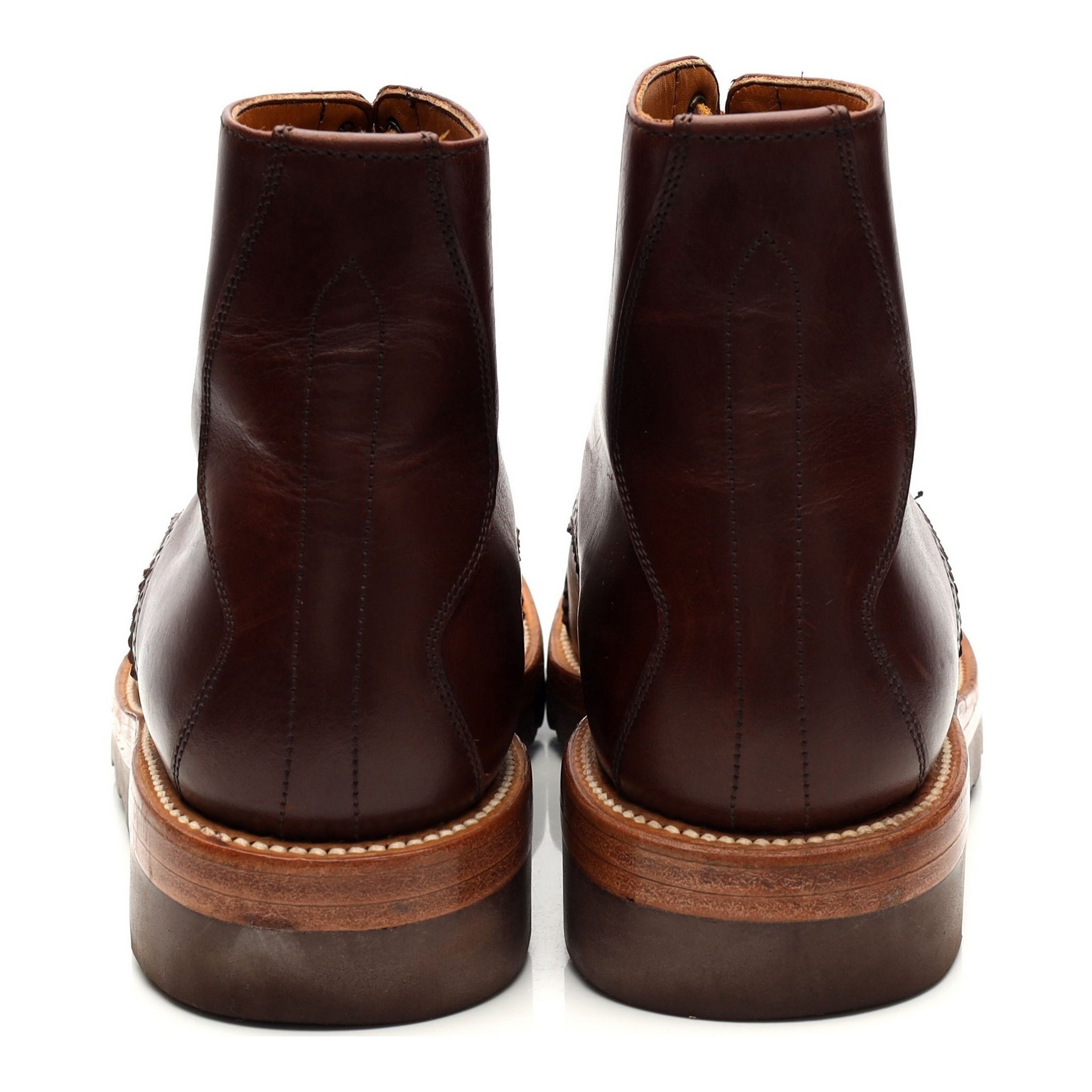 Yuketen Johnson boots cuir marron pointure UK 6.5