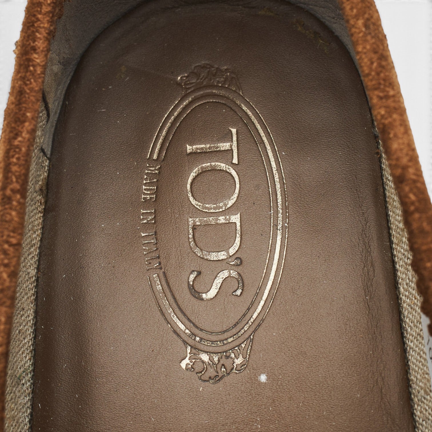 Tod's mocassin penny suède marron UK 10
