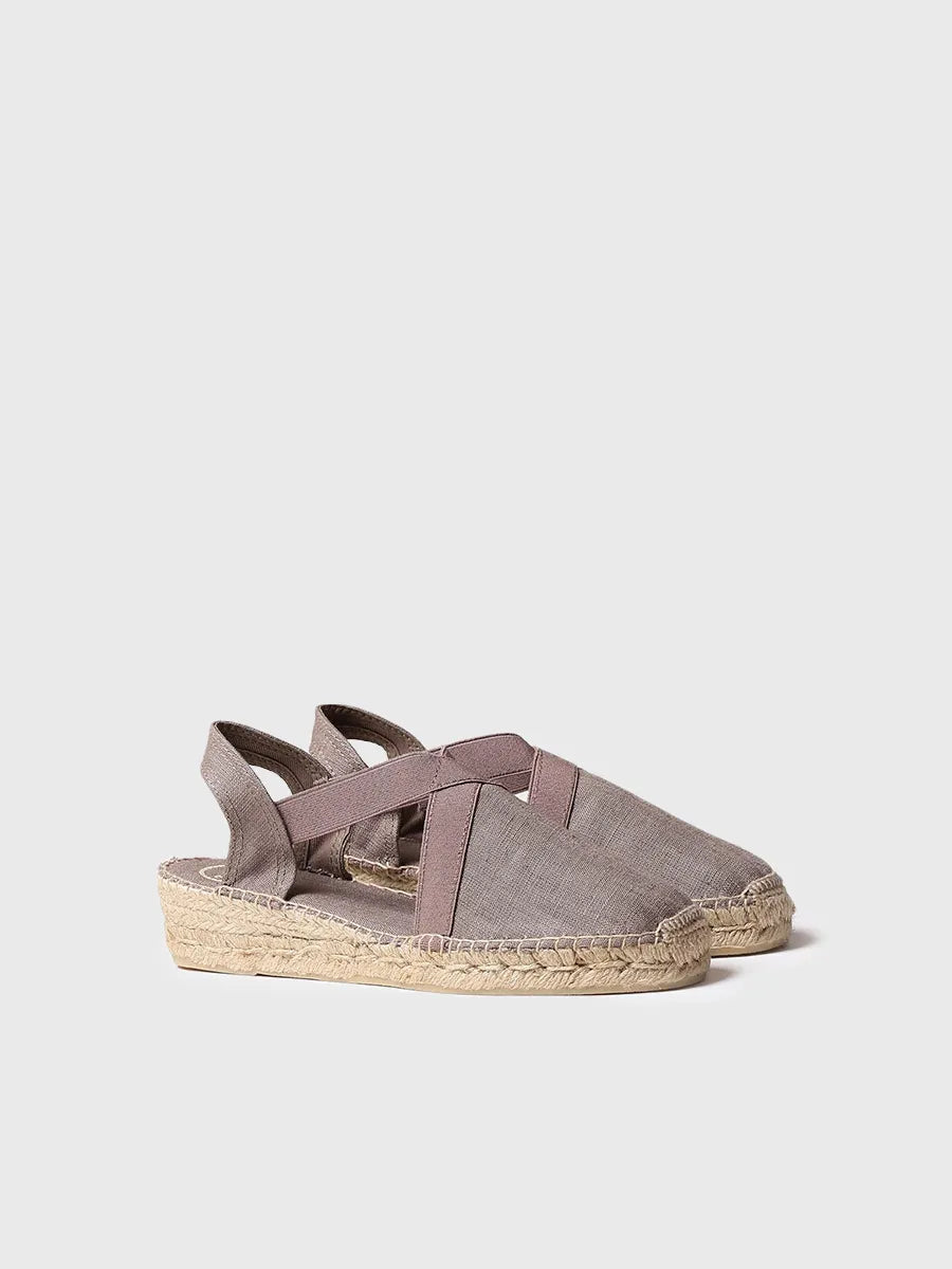 Toni Pons Verona espadrilles vegan femme taupe