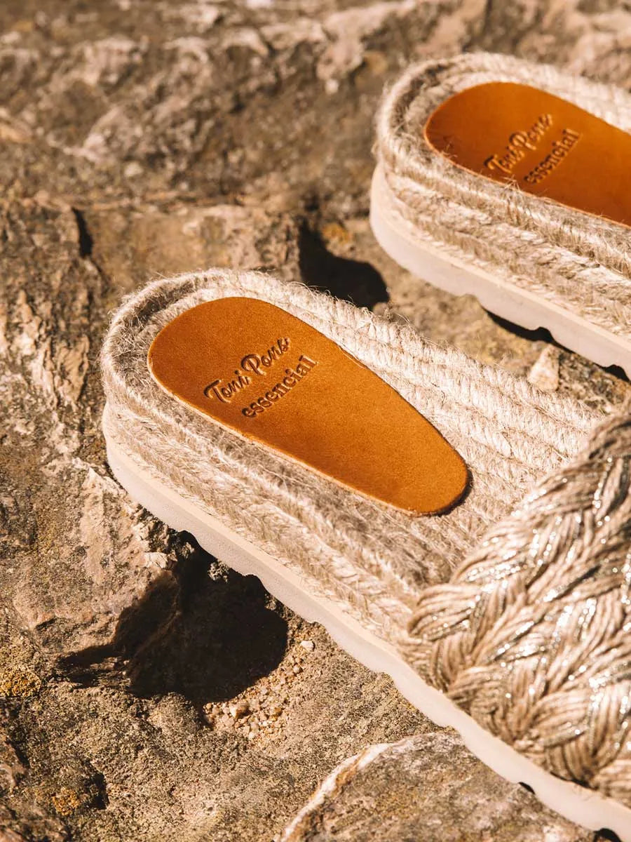 Toni Pons Delta-PH sandale jute naturel 3 cm
