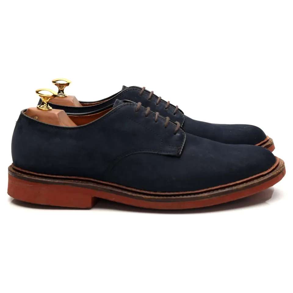Alden D1413 derby nubuck bleu UK 6.5