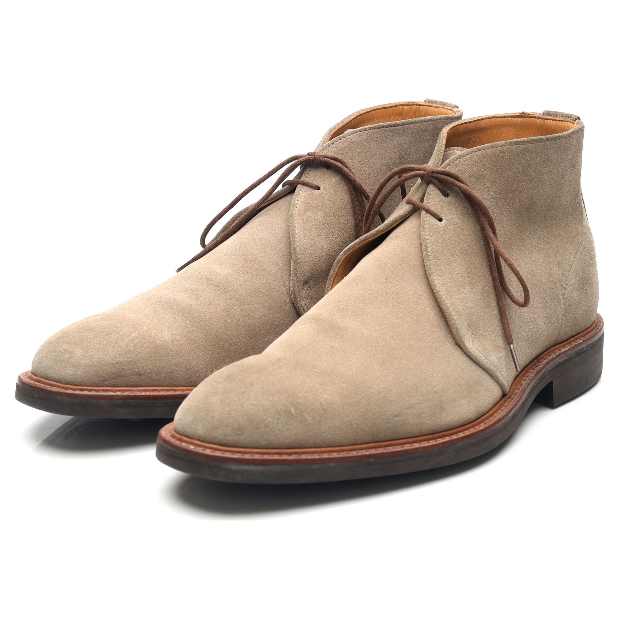 Alfred Sargent bottines chukka suède pierre UK 7