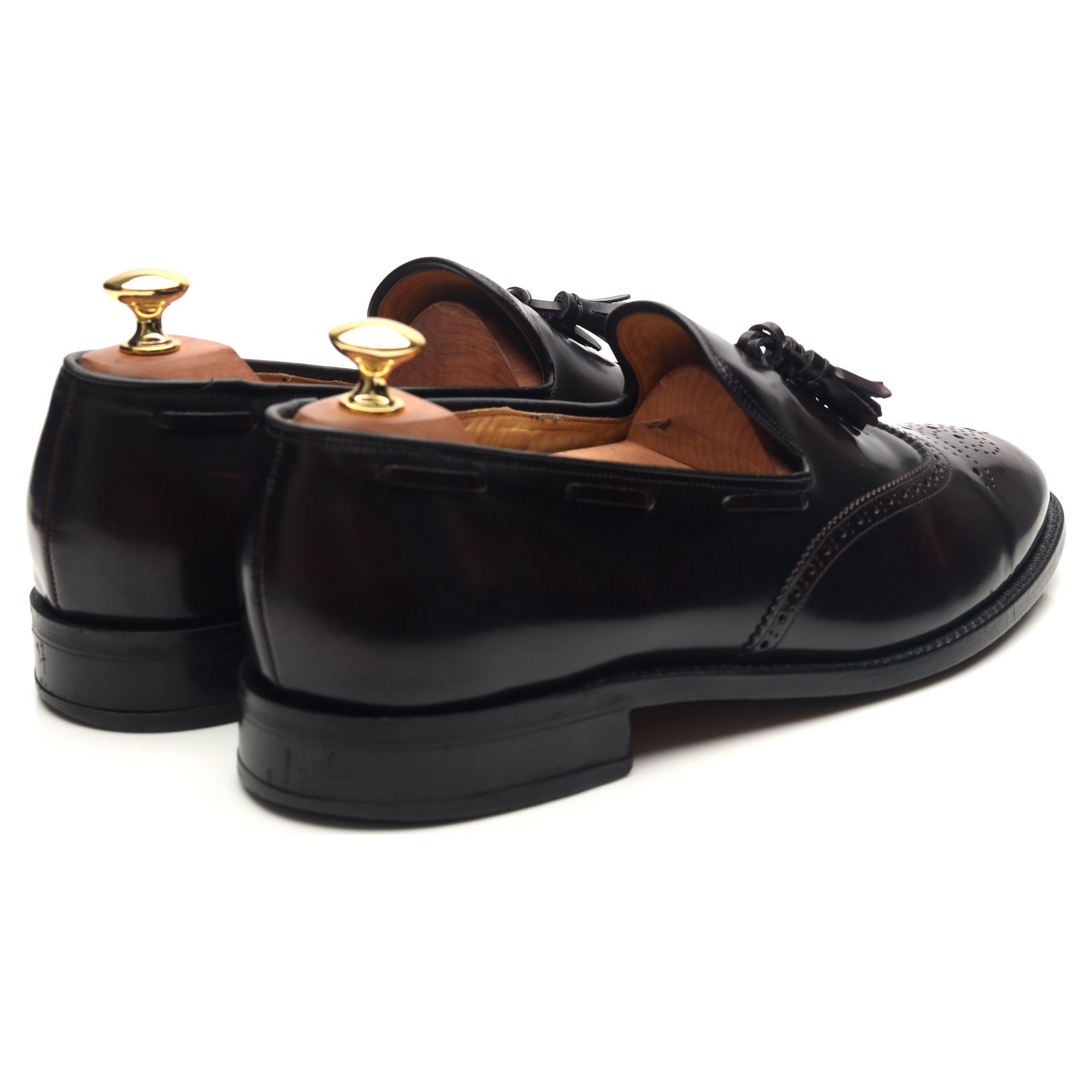 Barker Clive mocassins cuir bordeaux UK 9.5