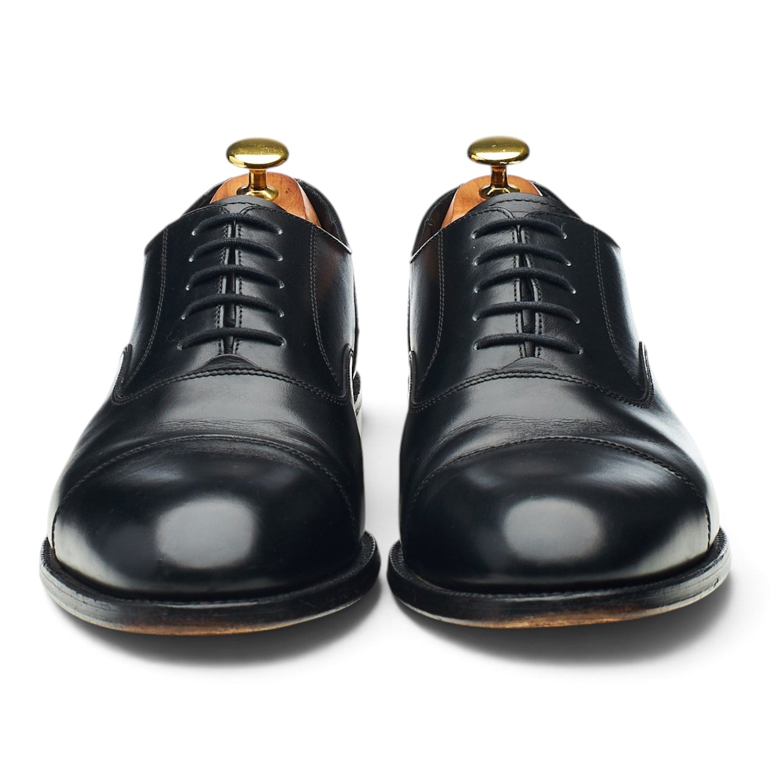 Loake 1880 Stonegate oxford cuir noir pointure UK 8