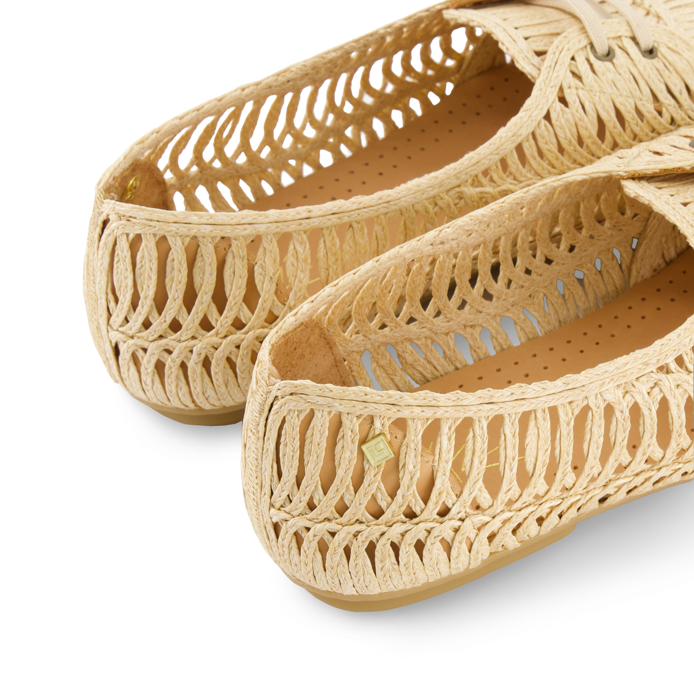 Rivieras Jazz Lacet Raphia espadrilles naturel