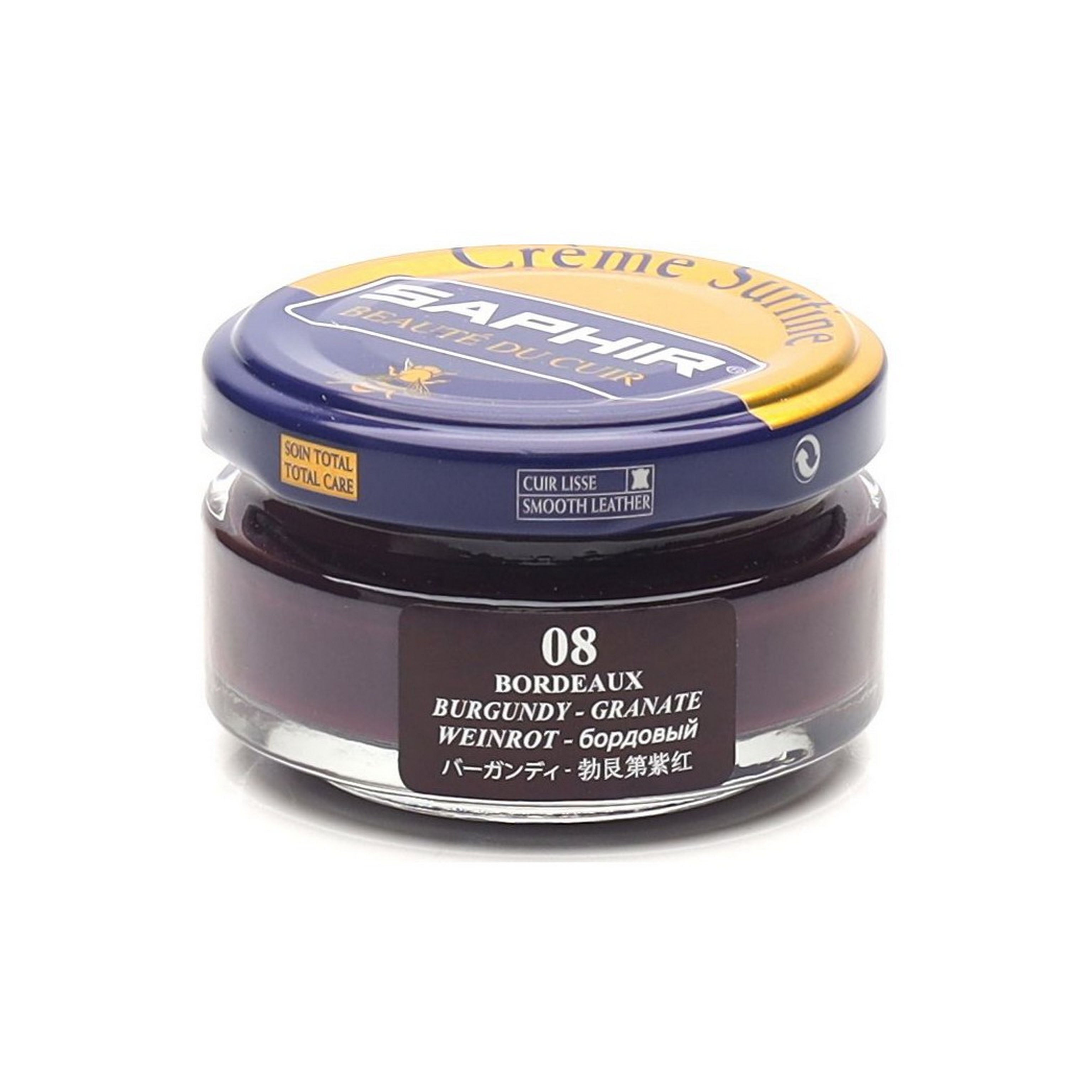 Saphir Crème Surfine cirage cuir 50 ml noir 01 nourrissant