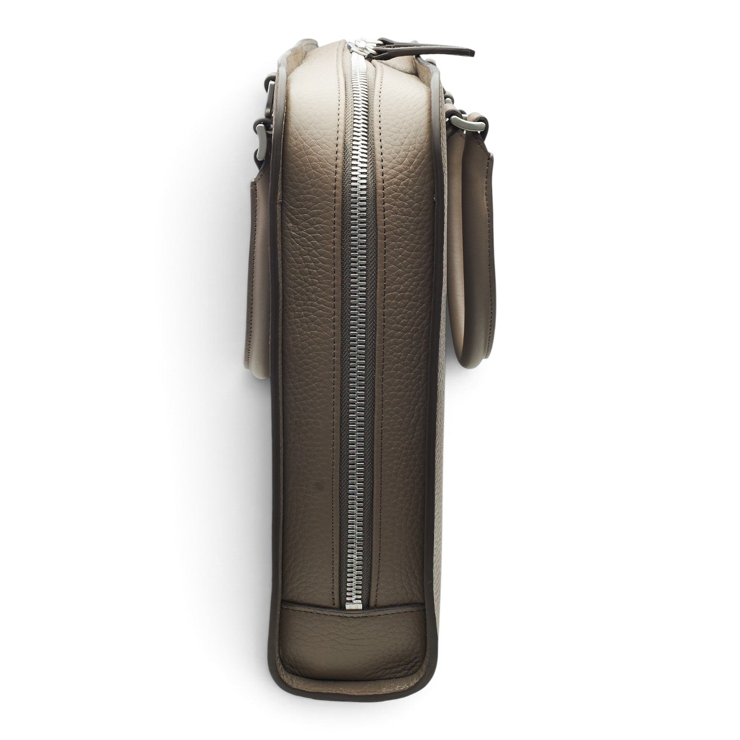 Carl Friedrik Palissy serviette cuir taupe 40,5 cm