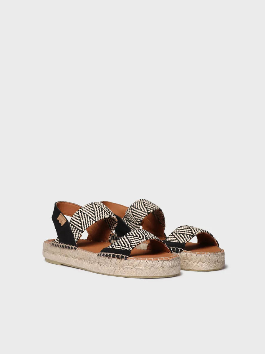 Toni Pons Elx espadrilles femme bicolore élastique