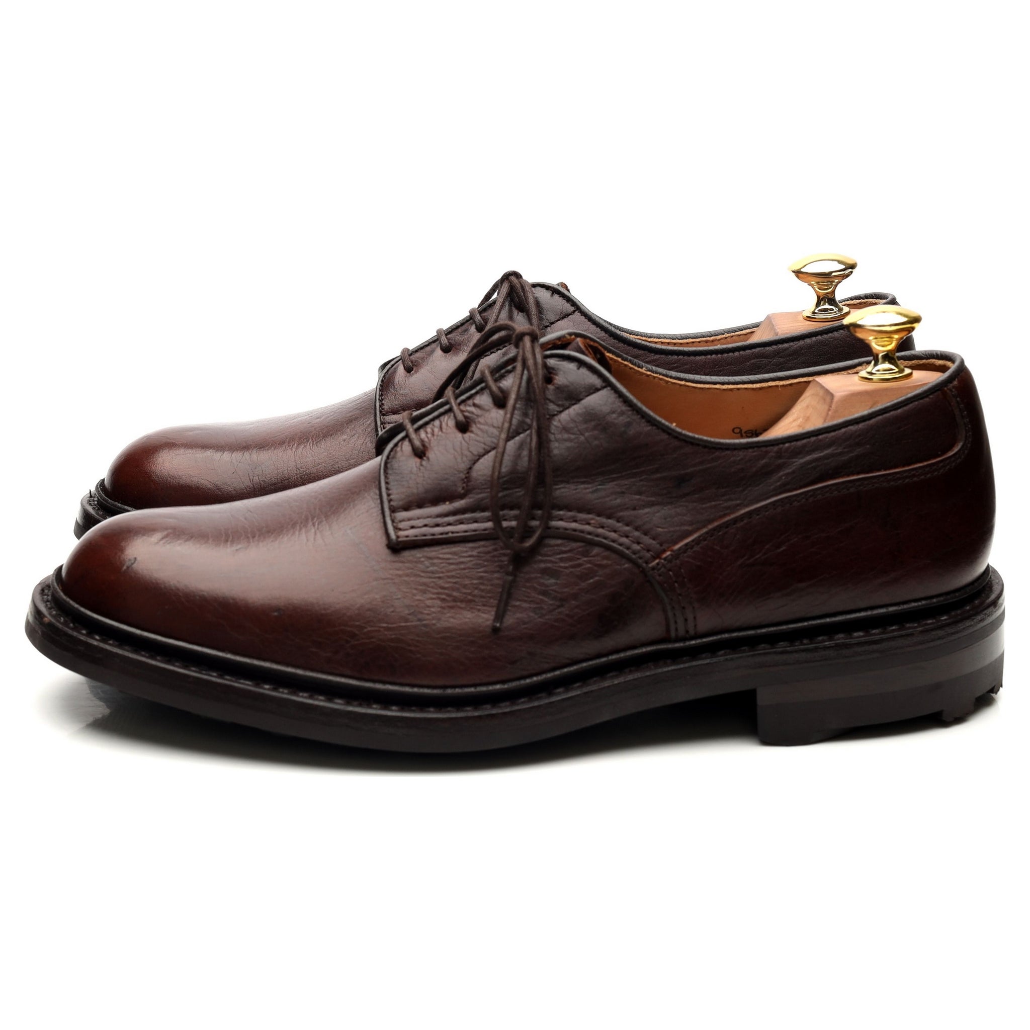Tricker's Woodstock derby cuir marron pointure UK 8