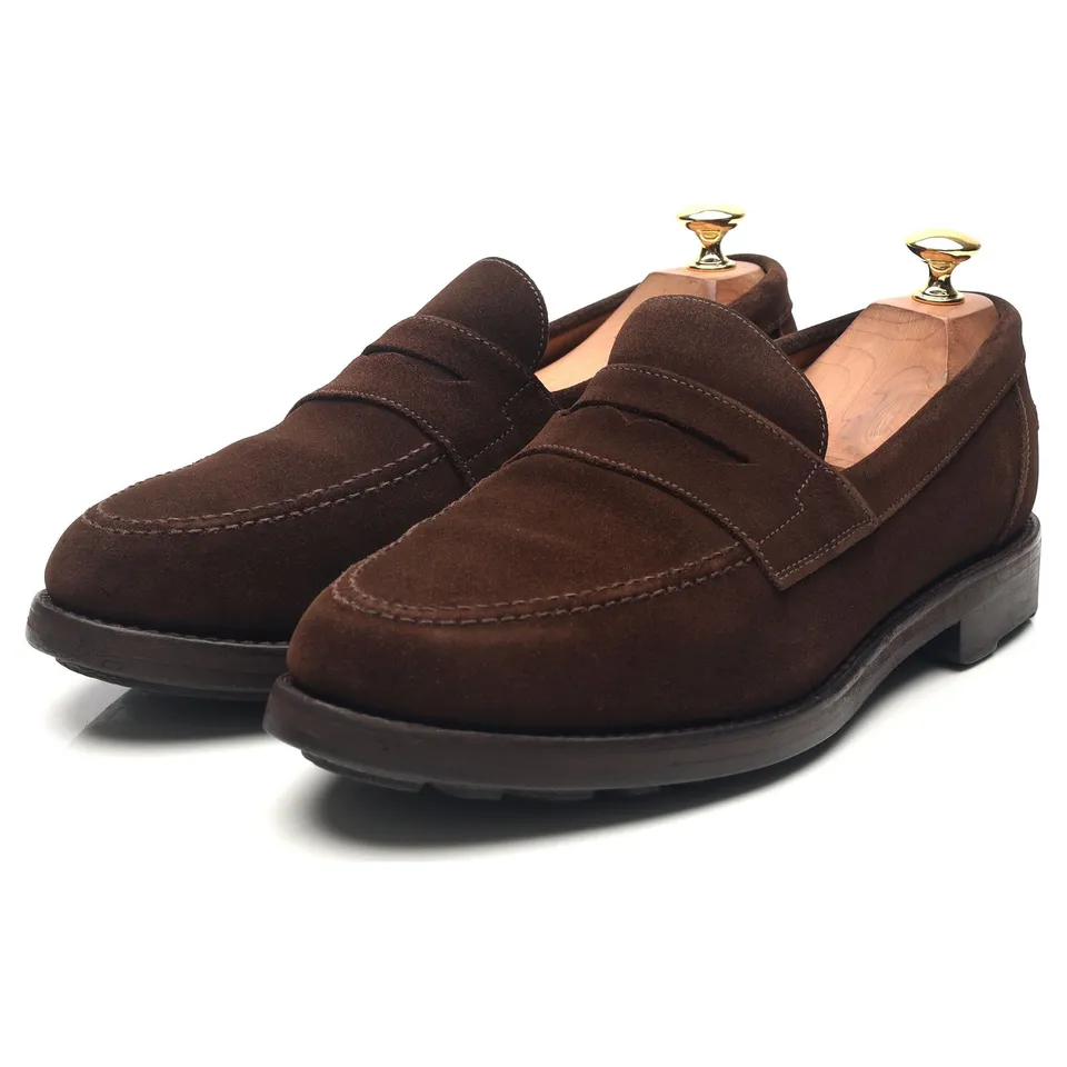 Alfred Sargent Hendon mocassins daim marron UK 9