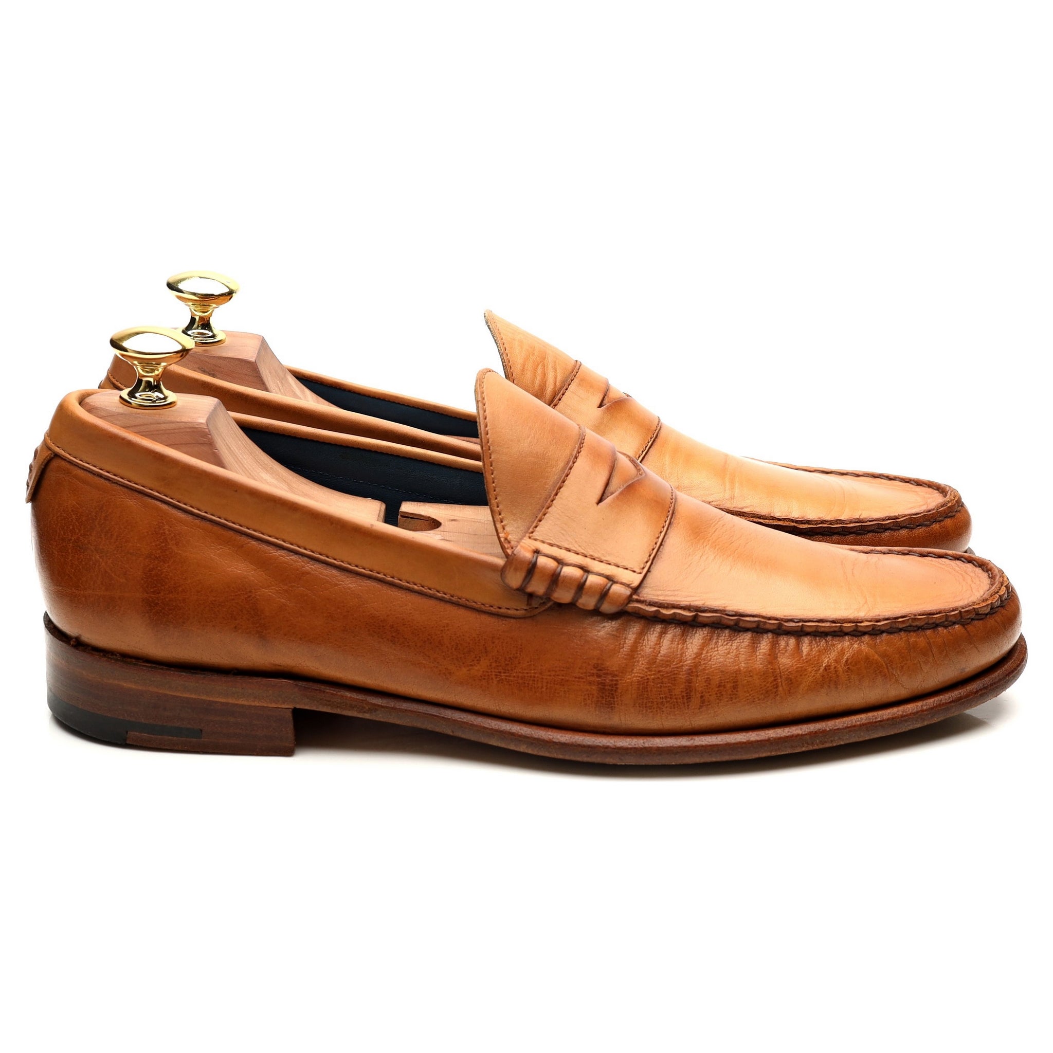 Barker Jack 2 mocassins marron pointure UK 7.5 cuir