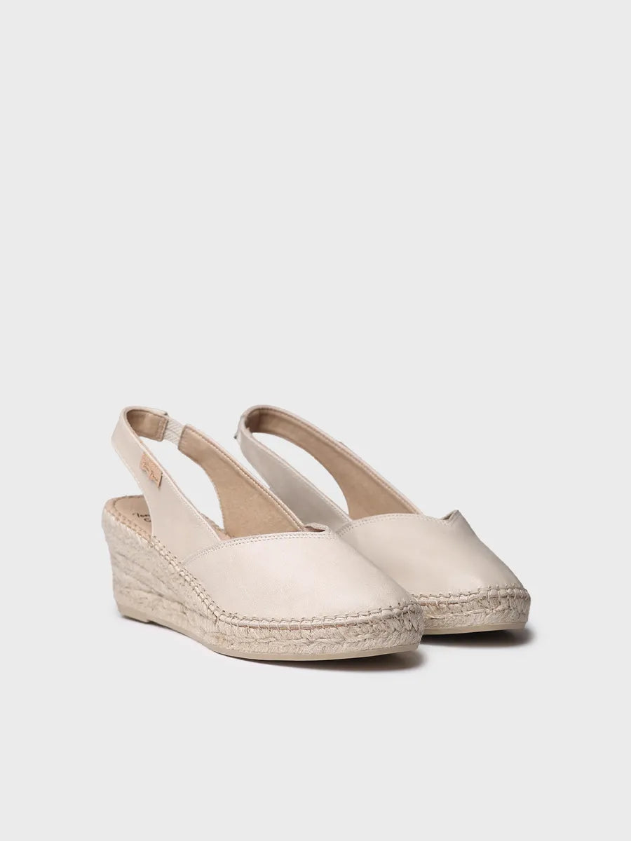 Toni Pons Termal espadrilles cuir glace large 6,5 cm