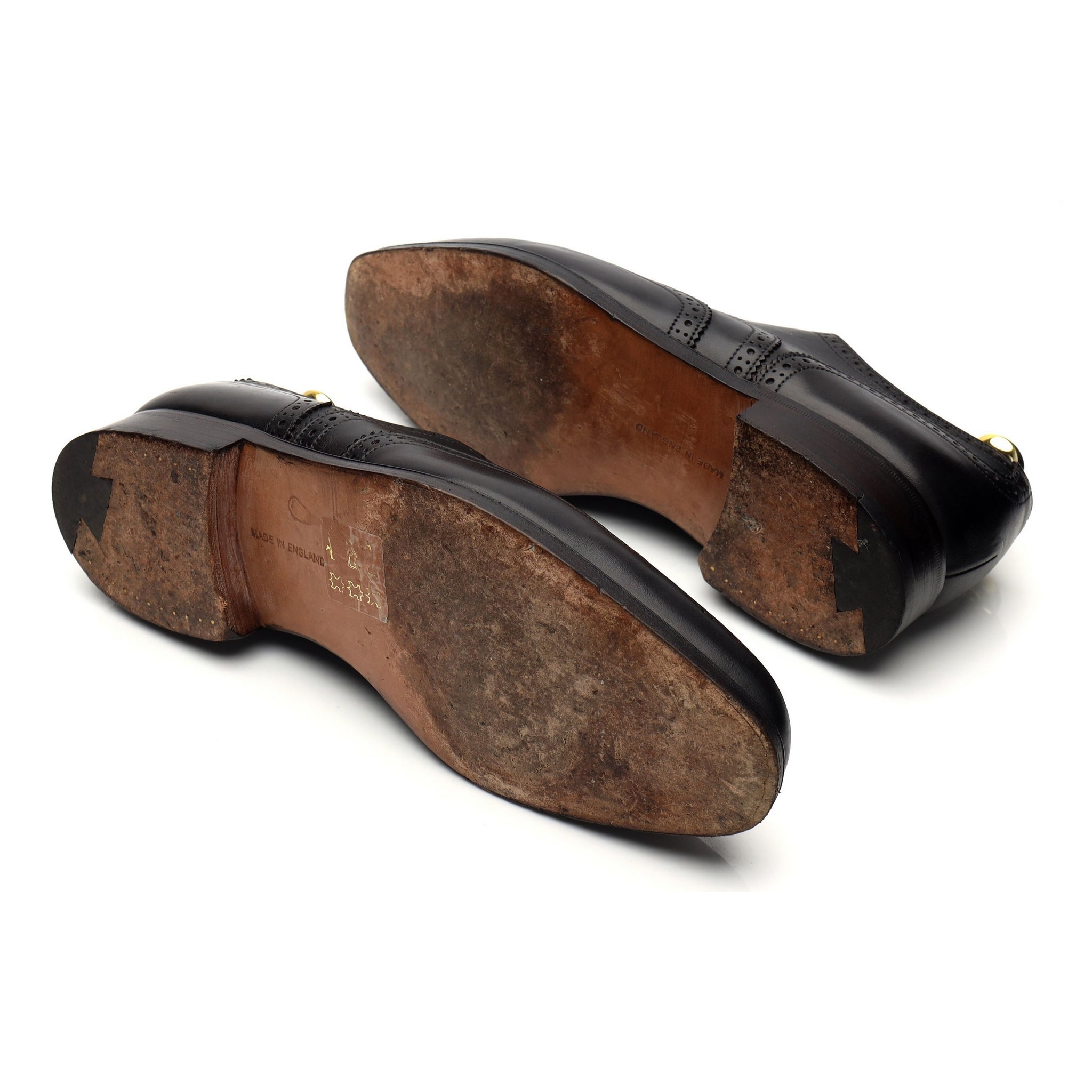 Tricker's Piccadilly richelieu cuir noir UK 7