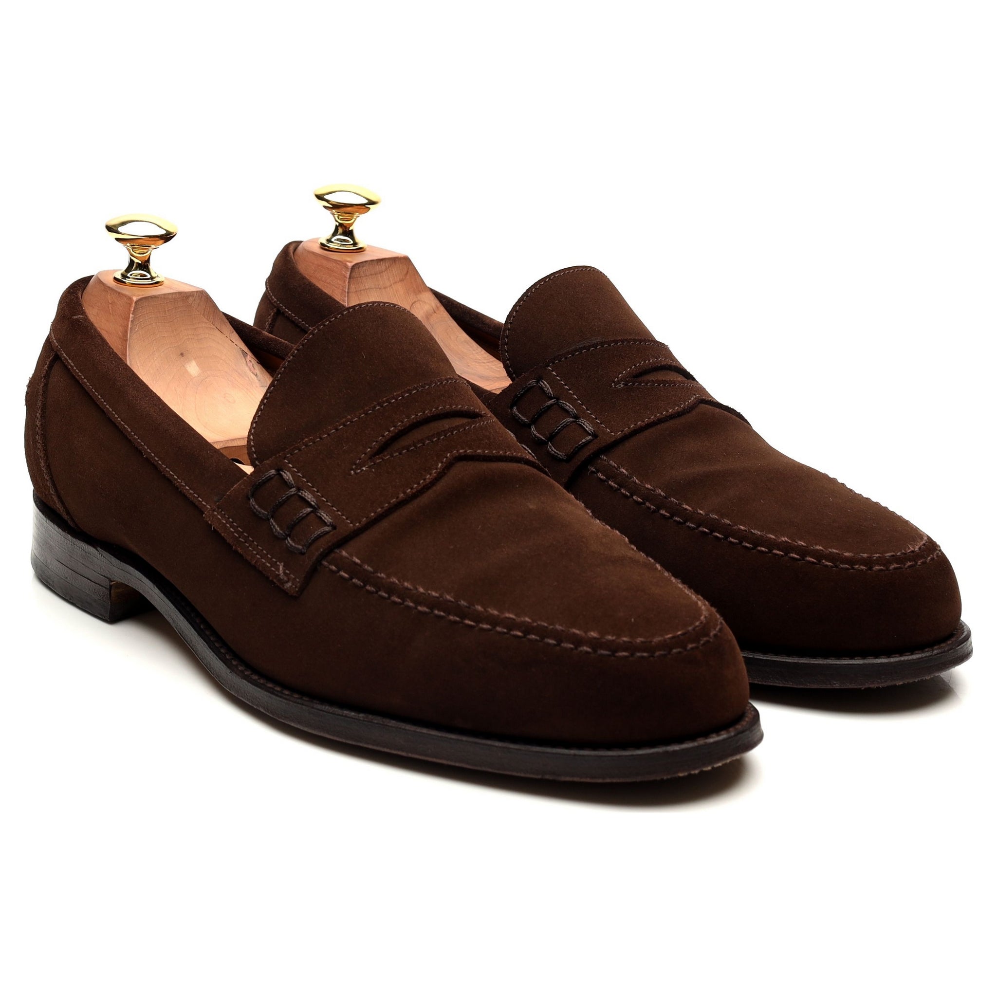 Alfred Sargent Exeter mocassins suède marron UK 9