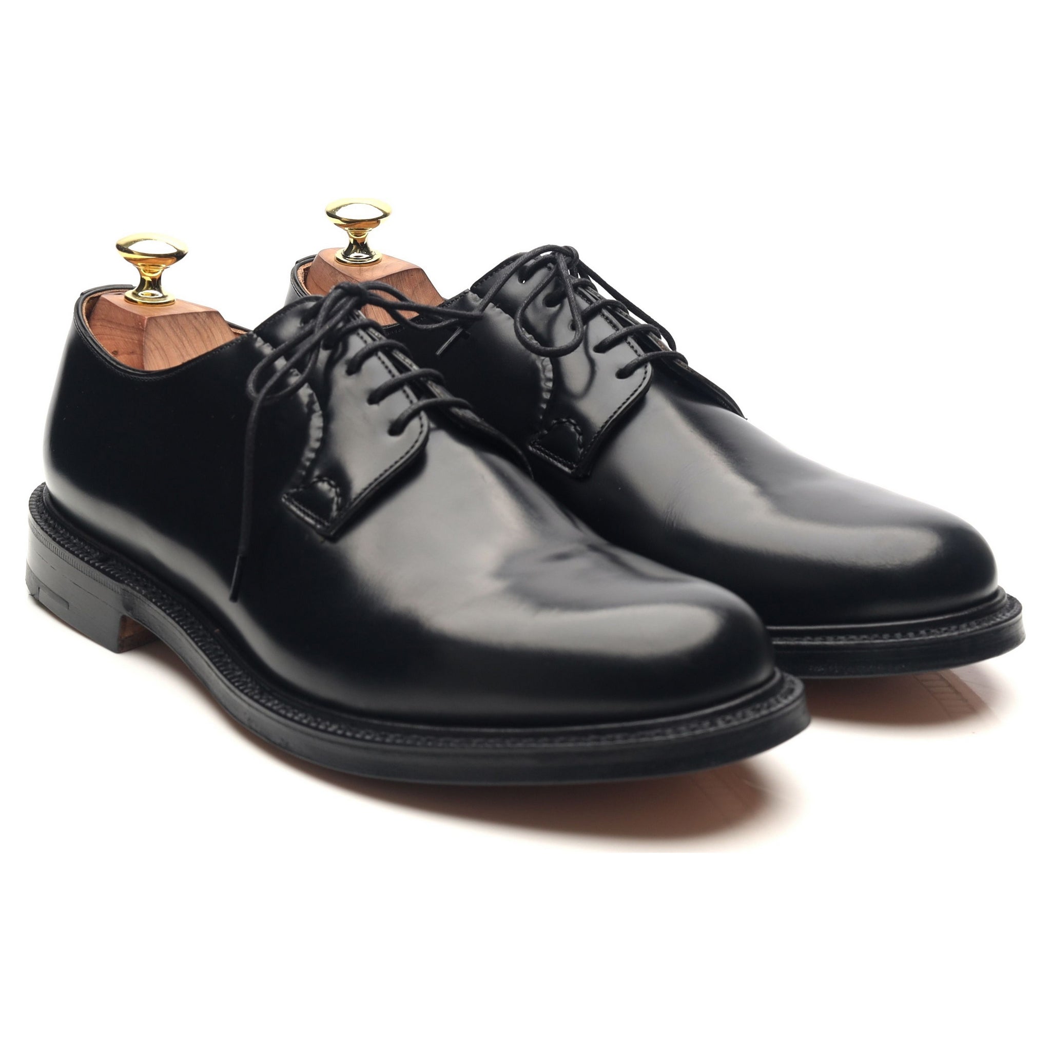 Church's Shannon Derby Cuir Noir UK 8