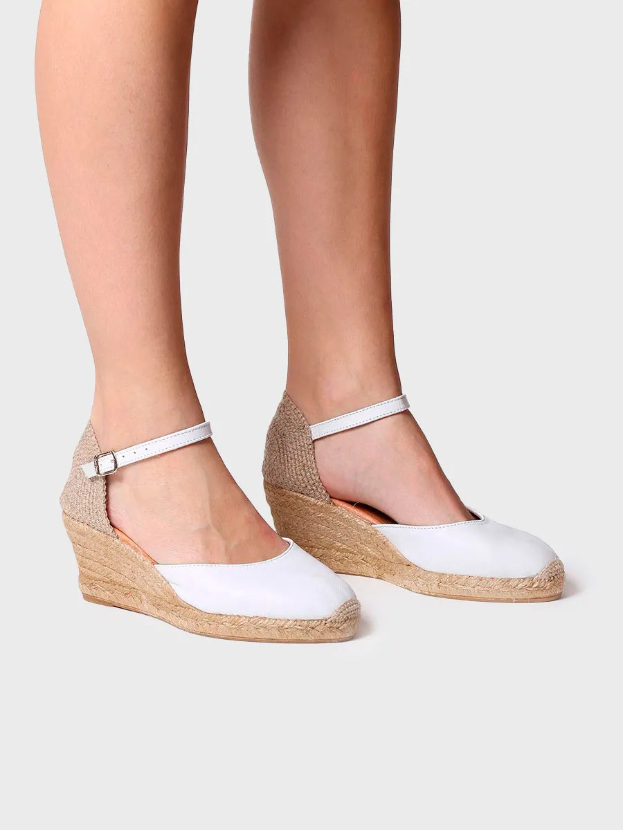 Toni Pons Costa-5 espadrille cuir talon 7 cm