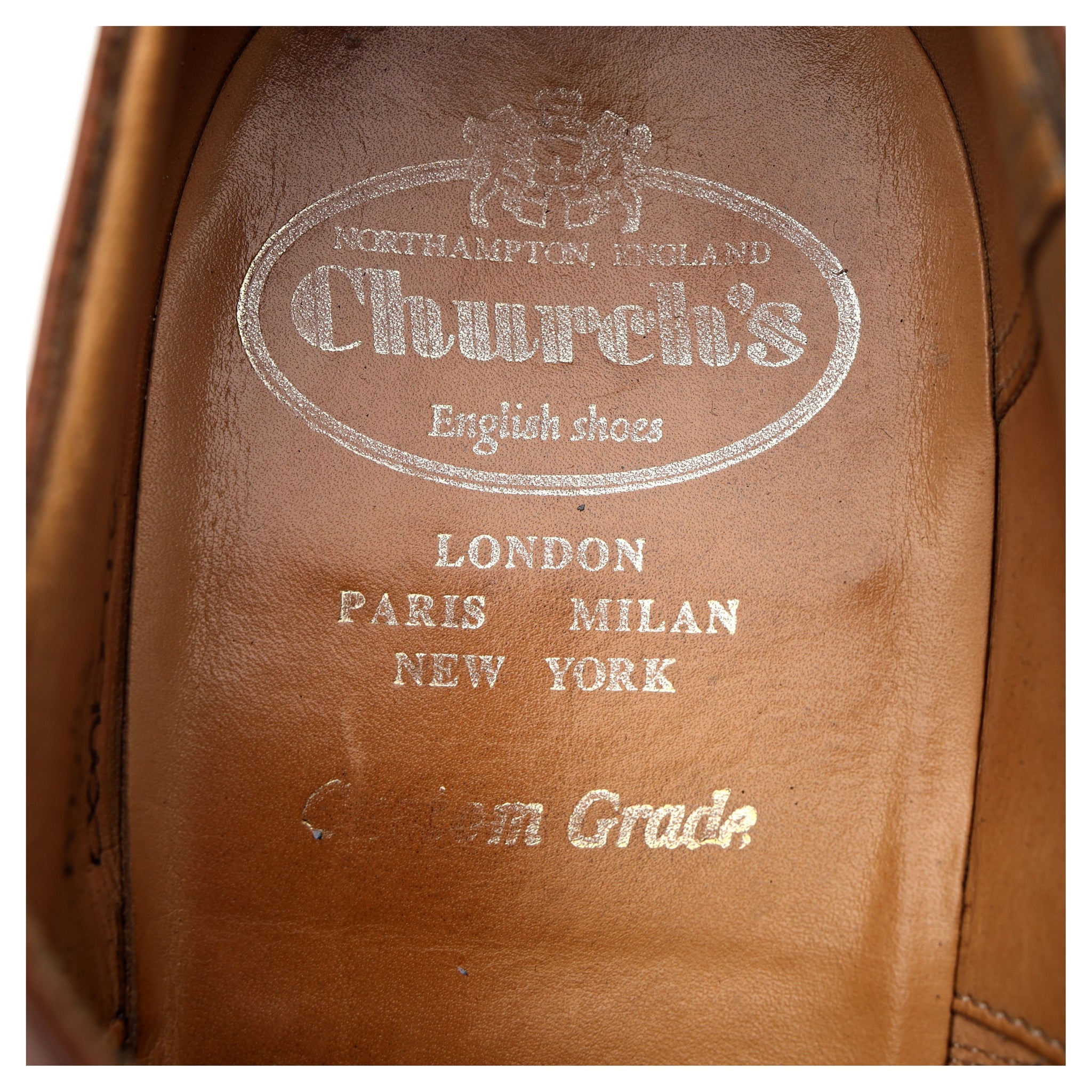 Church's Canberra richelieu cuir marron clair pointure UK 7