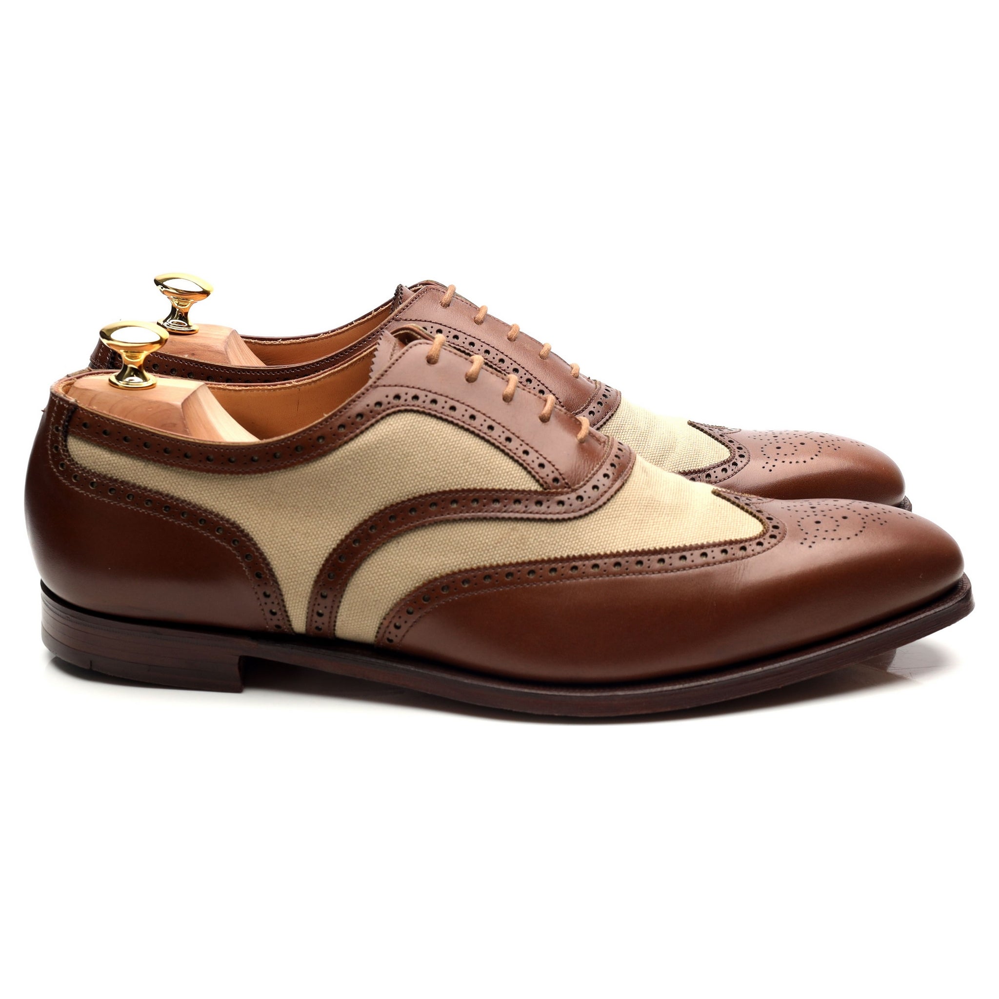 Crockett & Jones Gerrard 3 richelieu cuir marron UK 11
