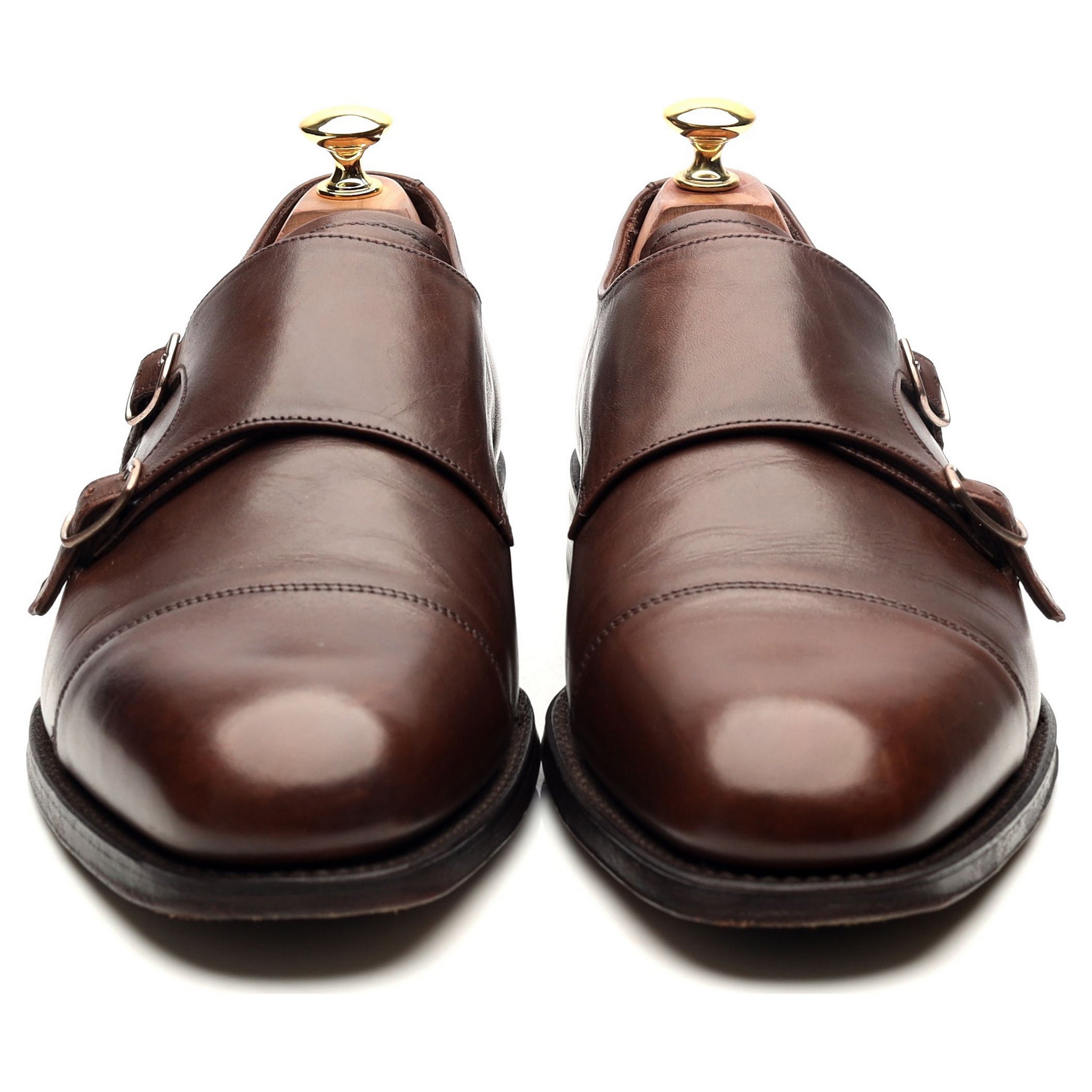 Loake 1880 Cannon monk strap daim marron UK 9