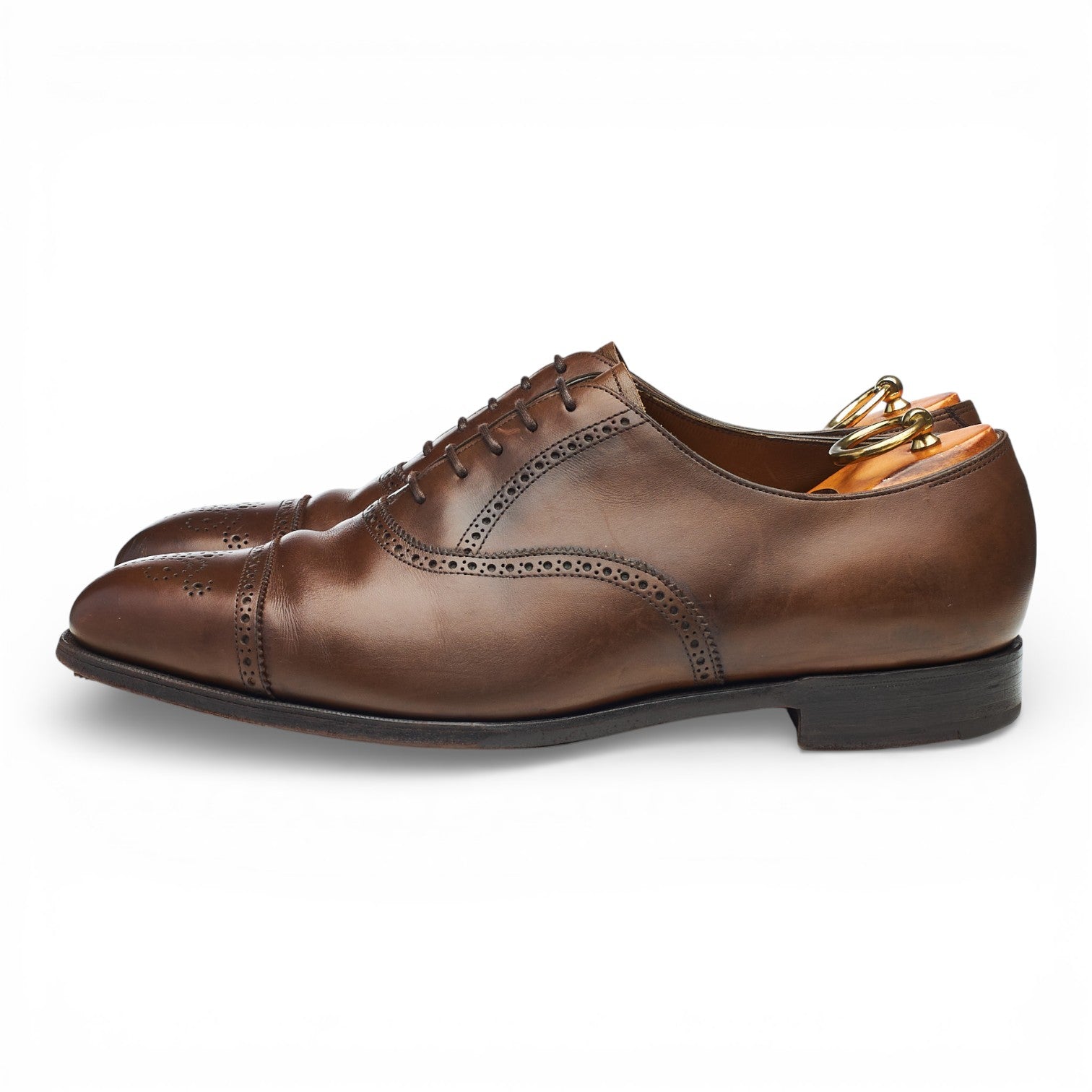 Edward Green Asquith richelieu cuir marron pointure UK 9