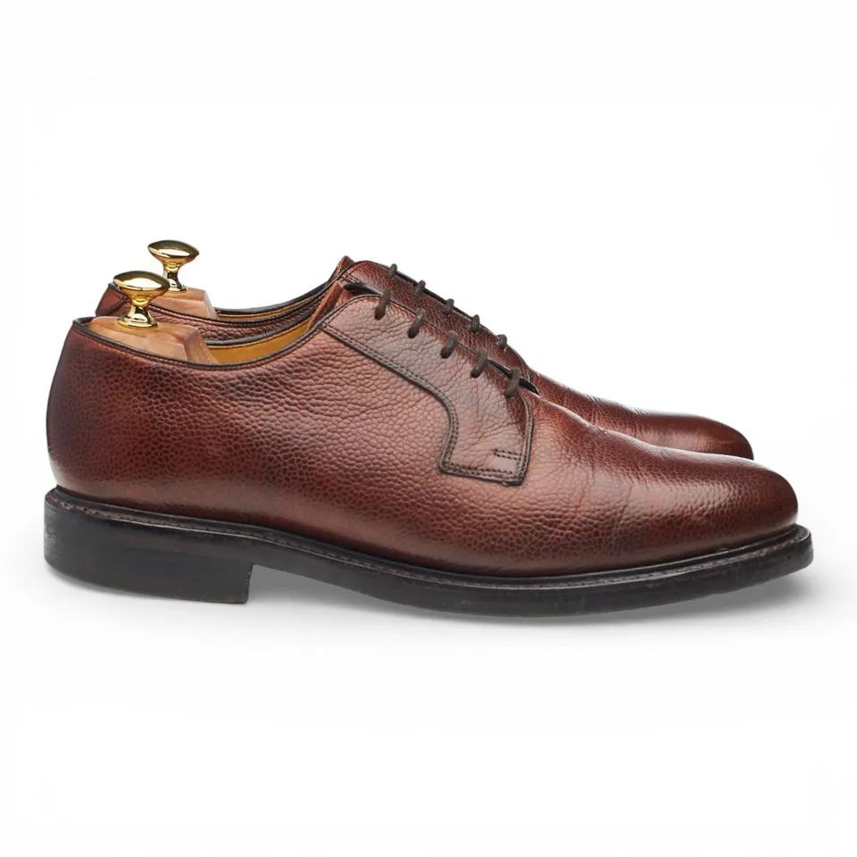 Barker Nairn derby cuir grainé marron UK 9.5