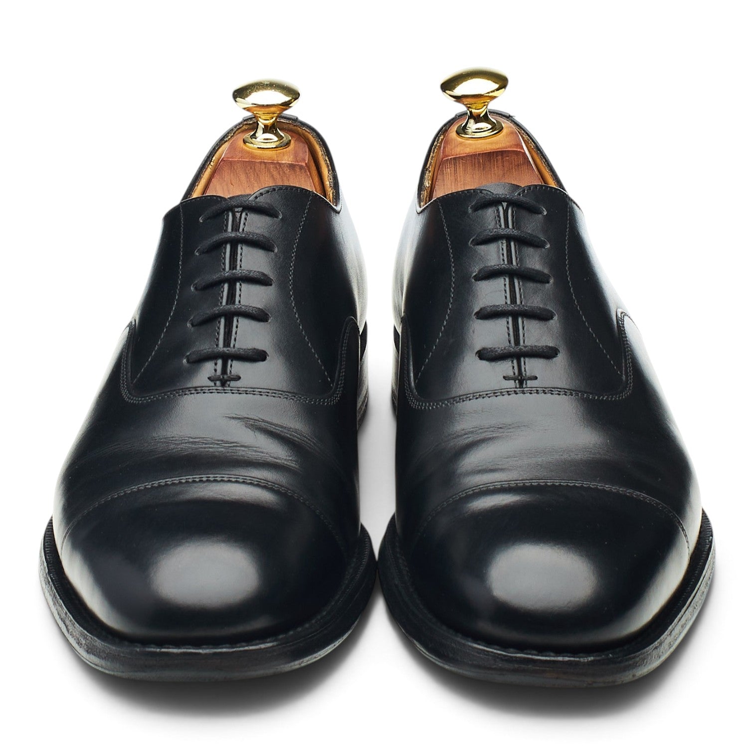 Church's Balmoral oxford cuir noir veau 7 UK
