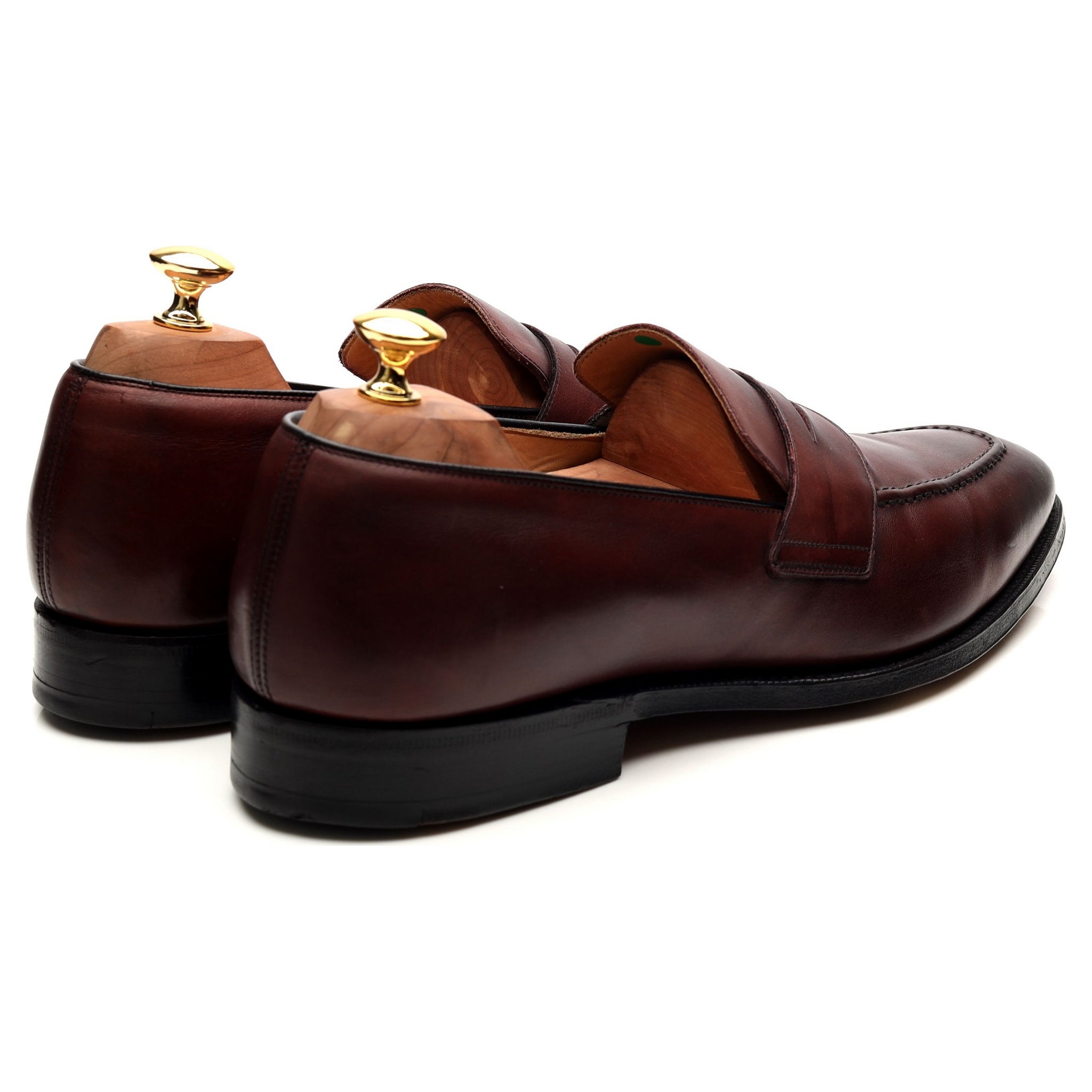 Church's Hertford mocassins cuir bordeaux UK 10