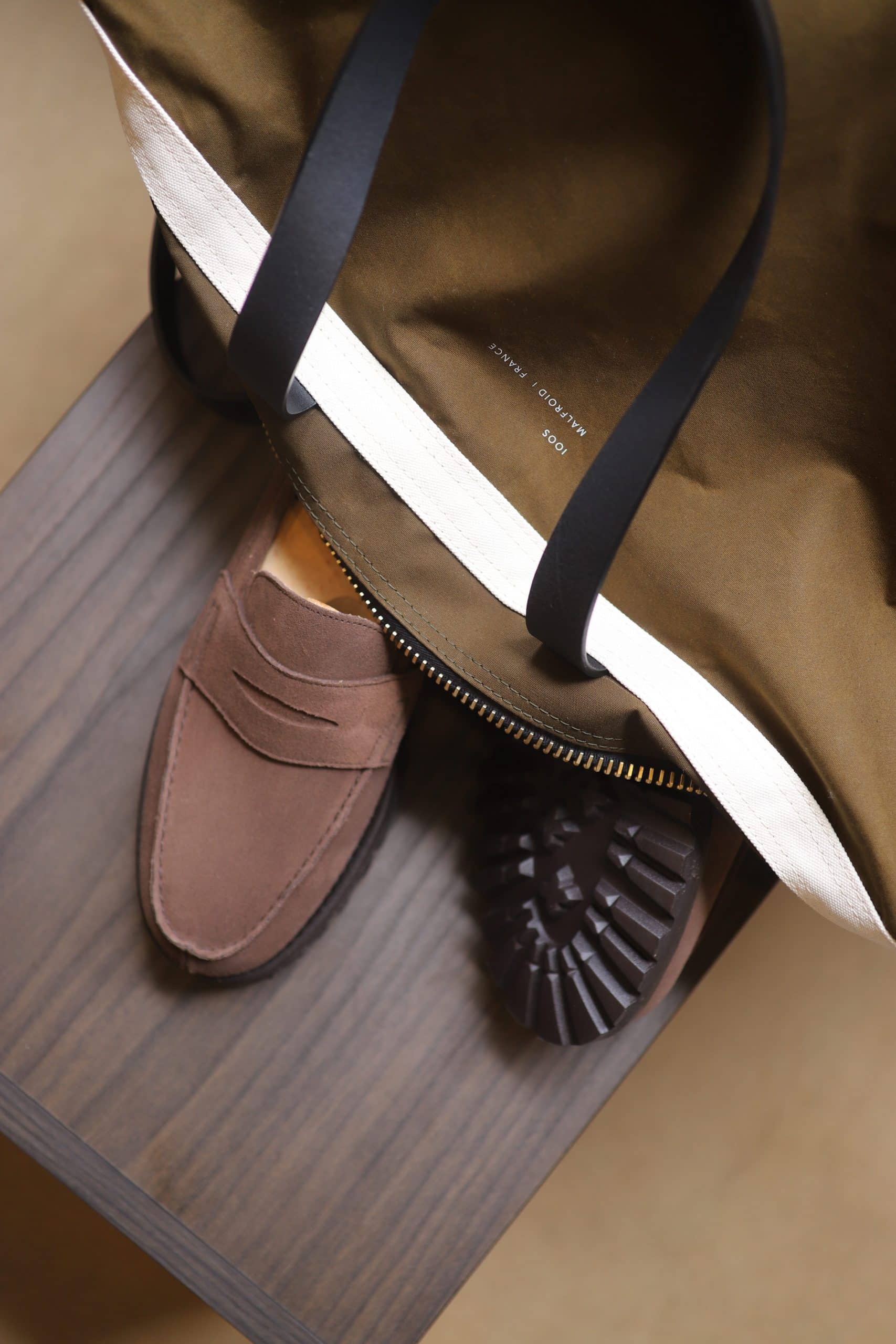 Malfroid Tilsitt II penny loafer daim semelle gomme