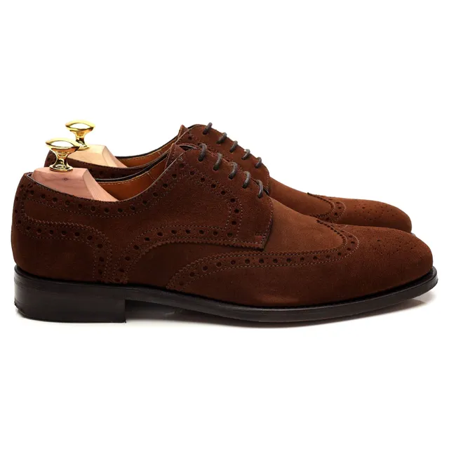 Berwick 108970 derbies suède marron UK 7