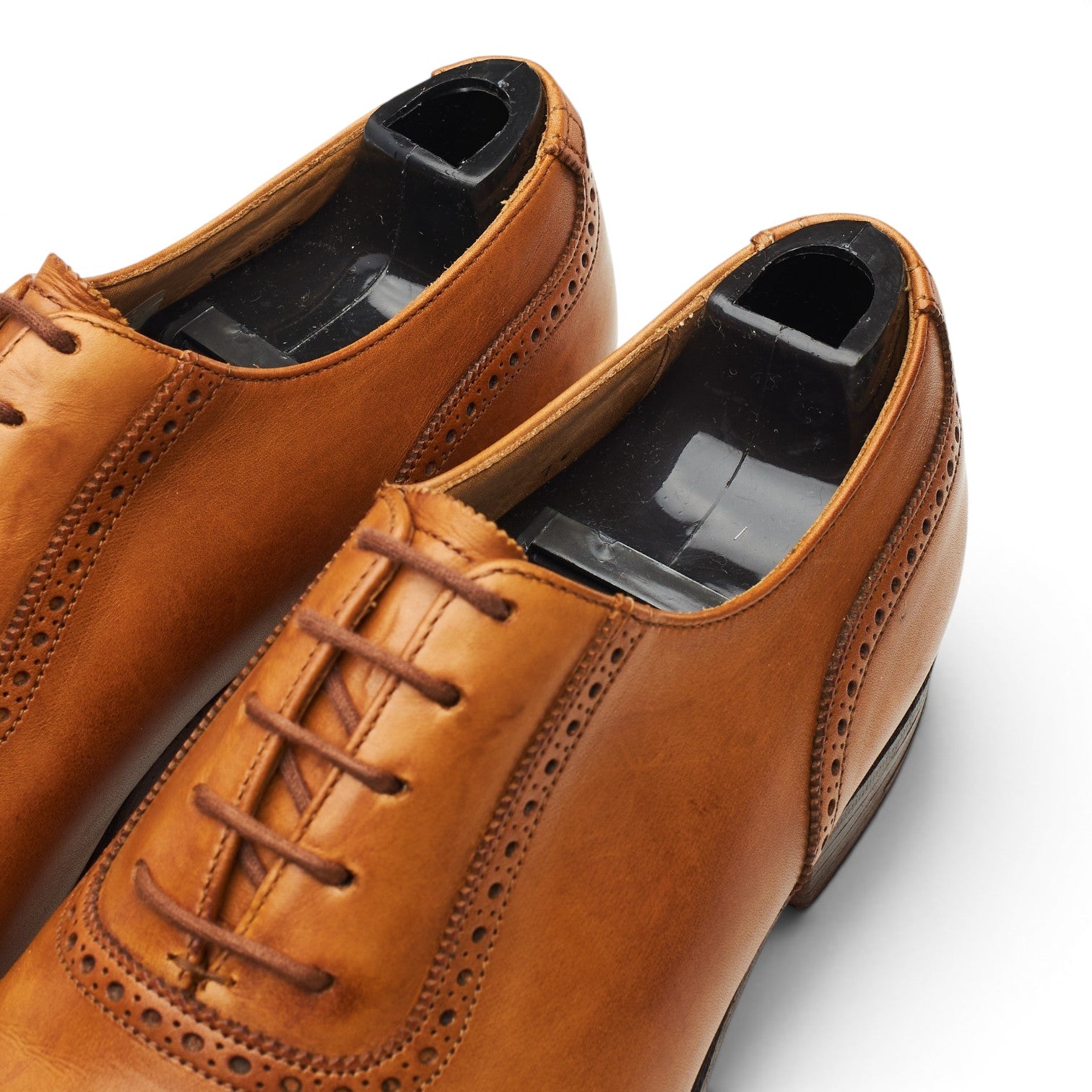 George Cleverley Oxford chaussures cuir marron pointure UK 7
