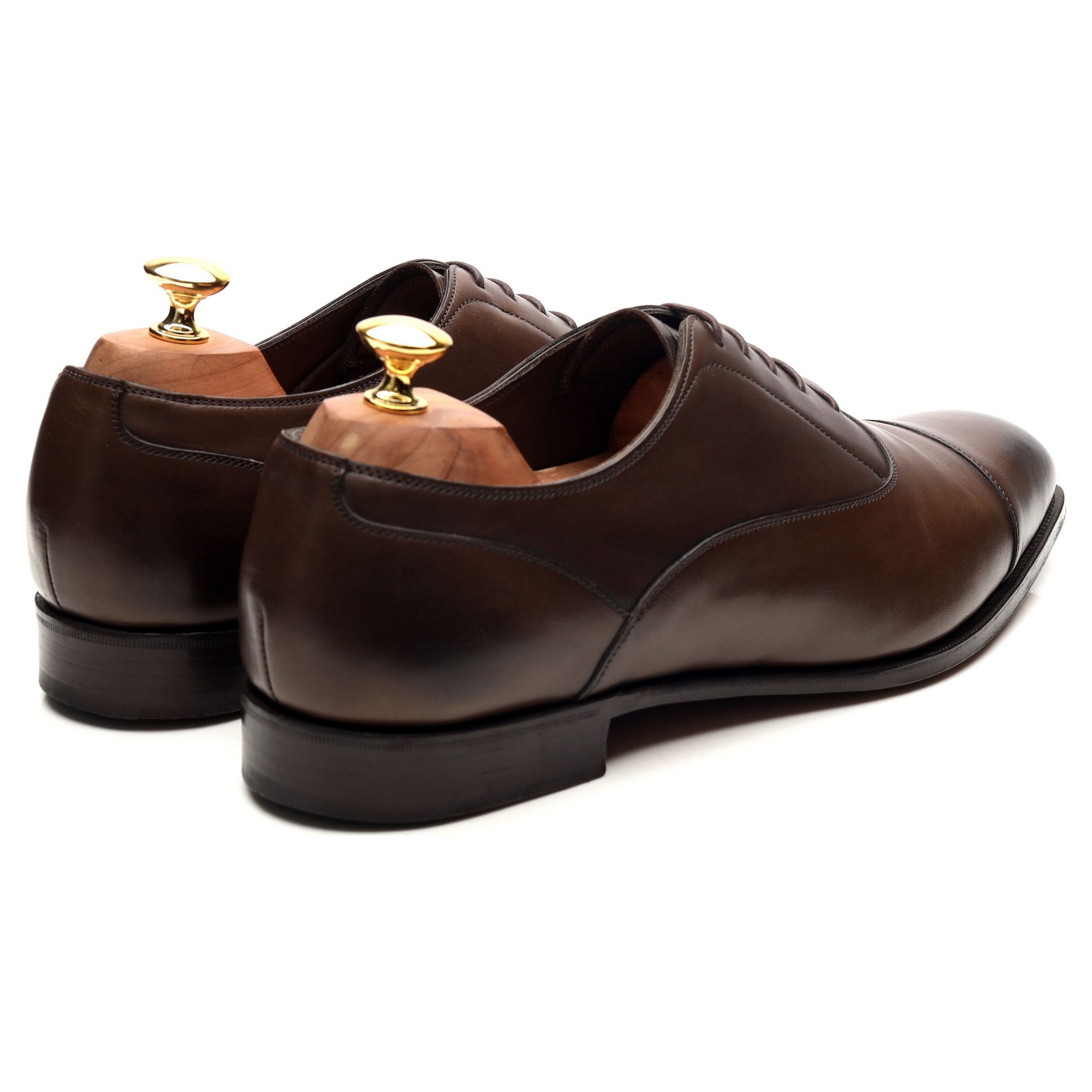 Edward Green oxford cuir marron 10 bout droit