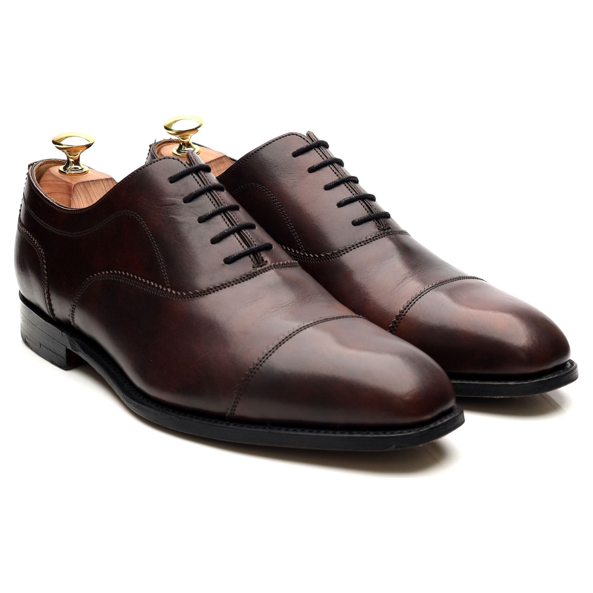 Barker Lincoln richelieu cuir marron UK 8 large