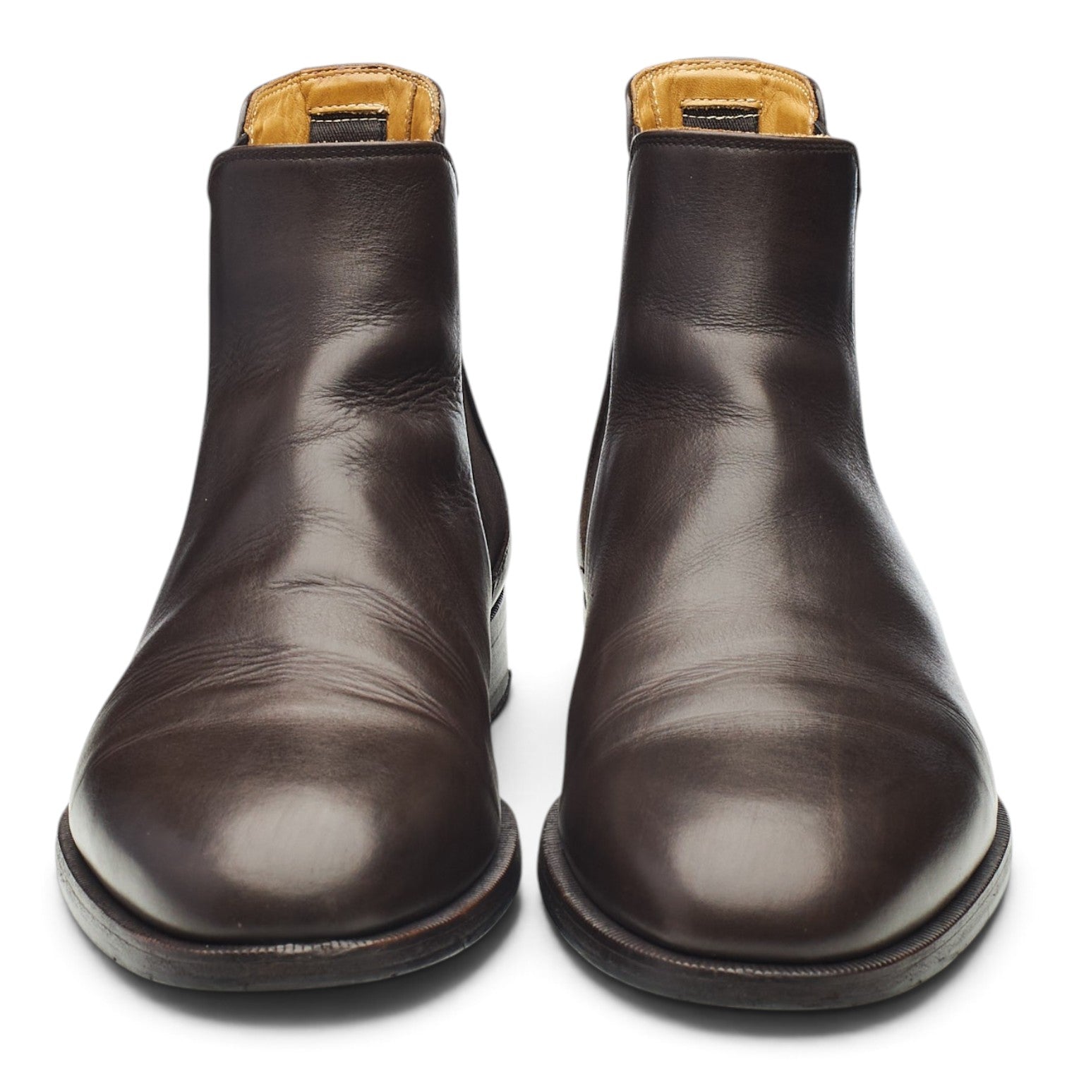 Baudoin & Lange Wall bottines chelsea cuir marron foncé UK 8