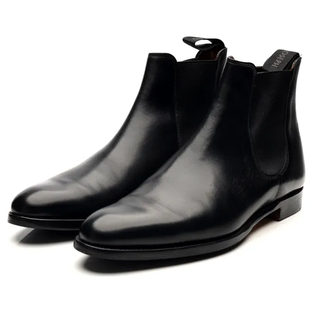 Cheaney Threadneedle bottines chelsea cuir noir UK 8