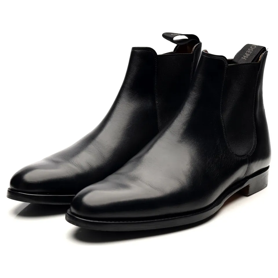 Cheaney Threadneedle bottines chelsea cuir noir UK 8