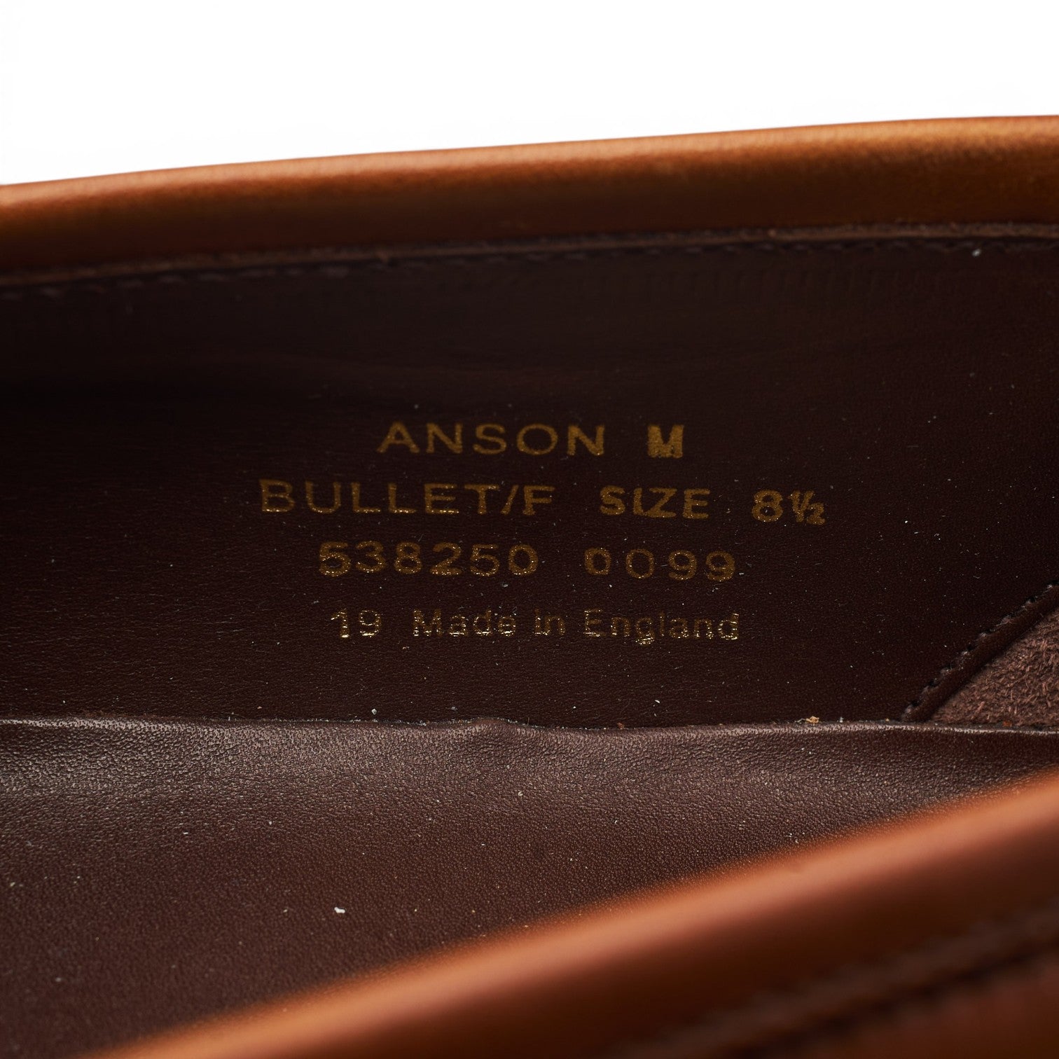 Loake 1880 Anson mocassins cuir marron UK 8.5