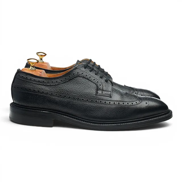 Cheaney Tedder derby cuir grainé noir UK 10