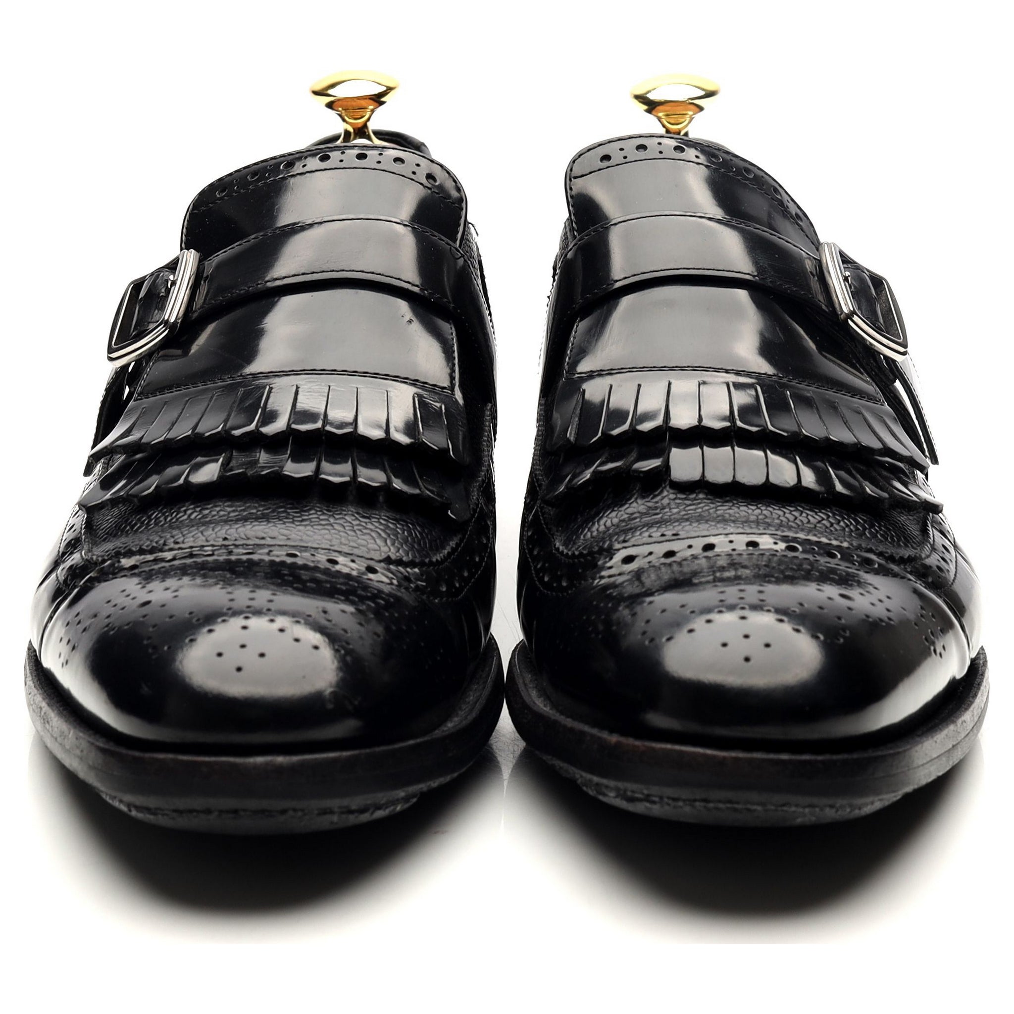 Church’s Shanghai monk strap cuir noir UK 8