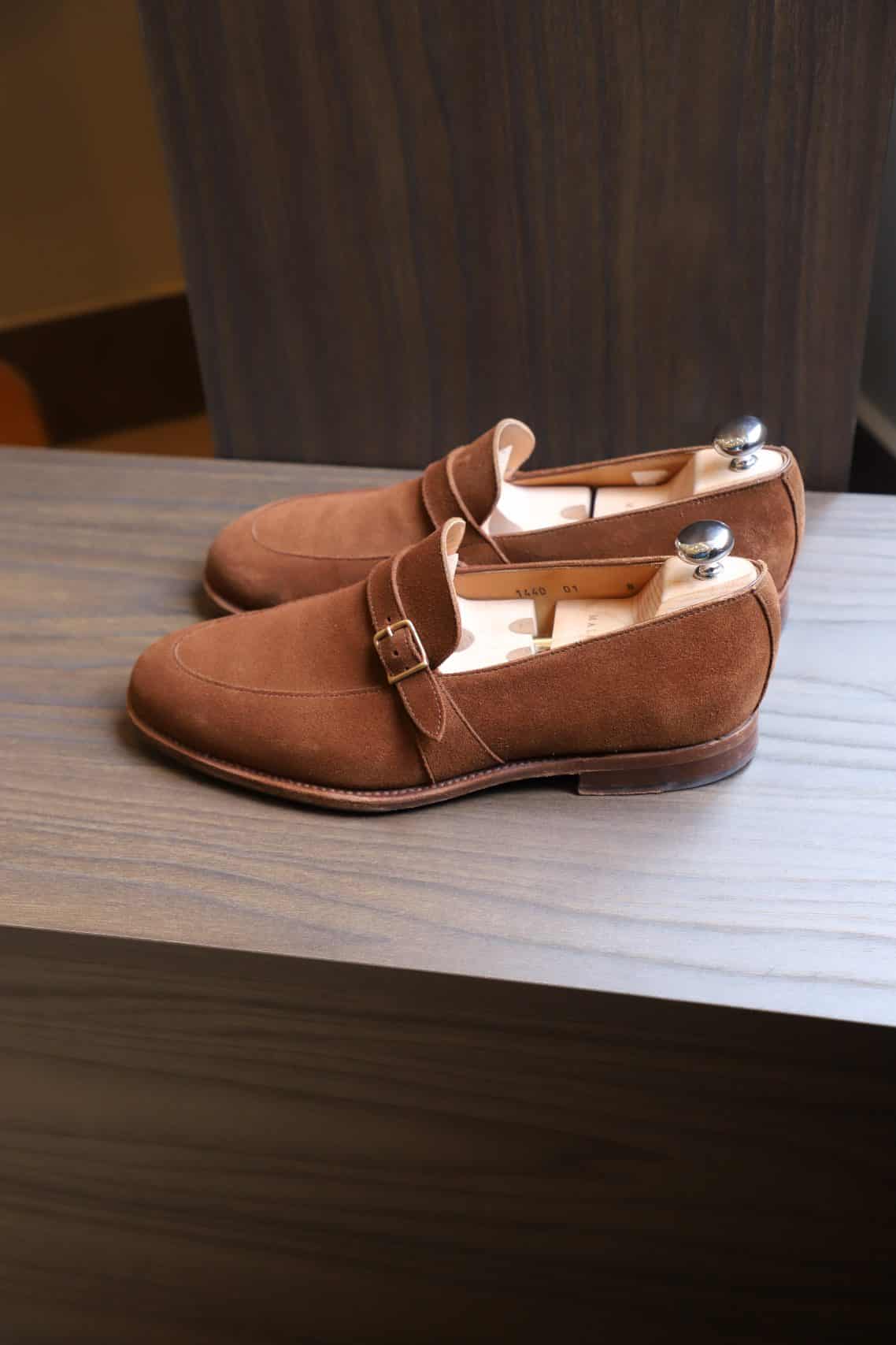 Malfroid Villalys Superleggera mocassins suède boucle