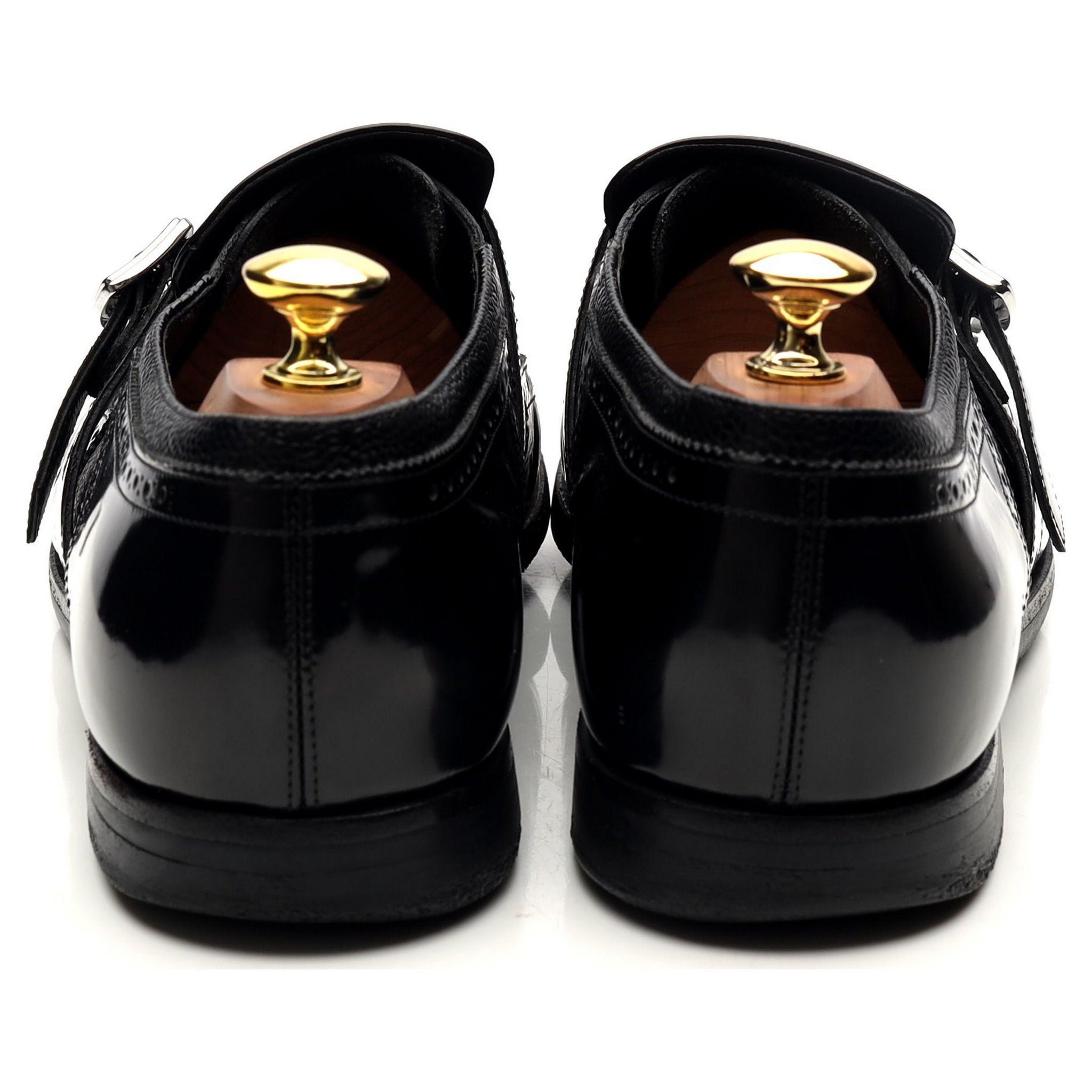 Church’s Shanghai monk strap cuir noir UK 8
