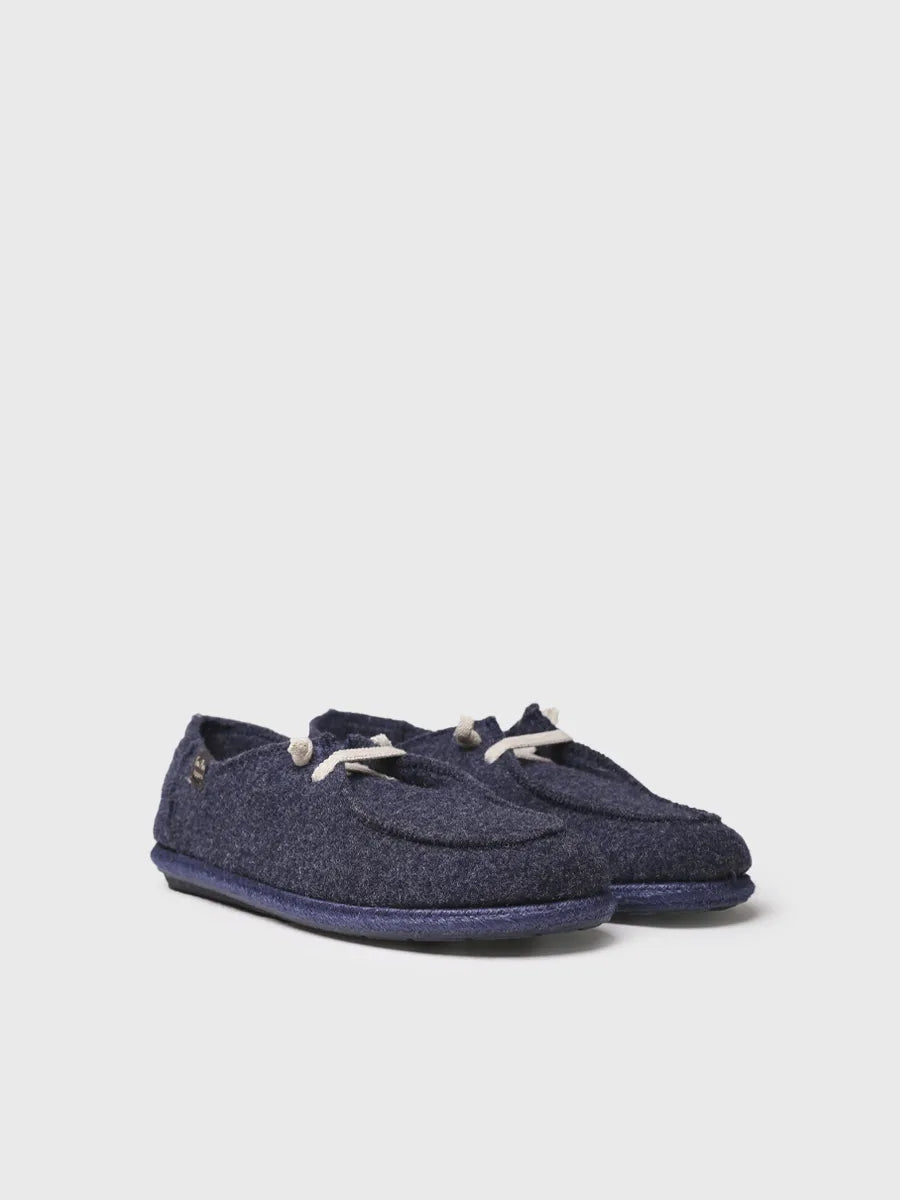 Toni Pons Tiago-RW chaussons homme laine marine