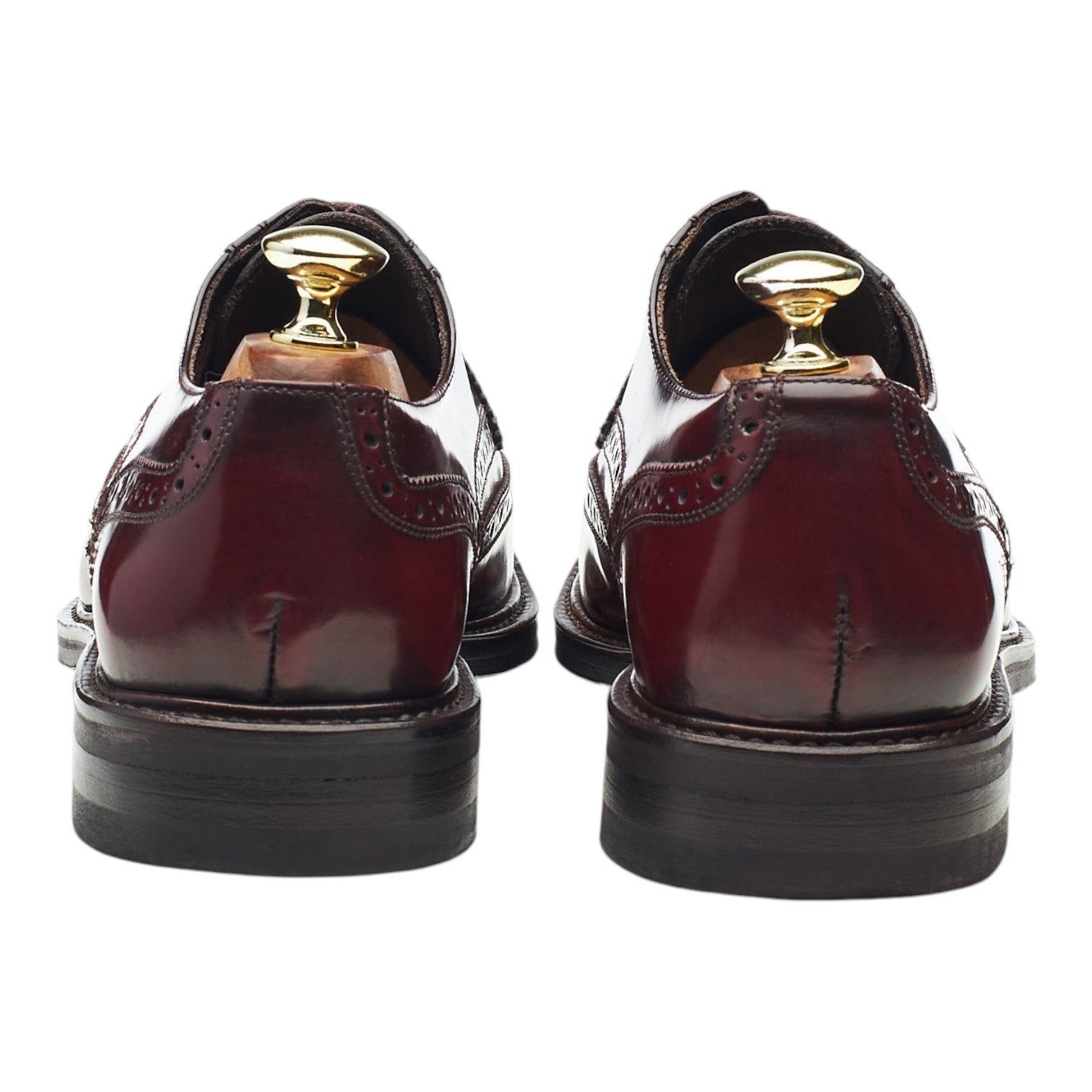 Herring Edinburgh derby cuir bordeaux pointure 7,5 semelle gomme